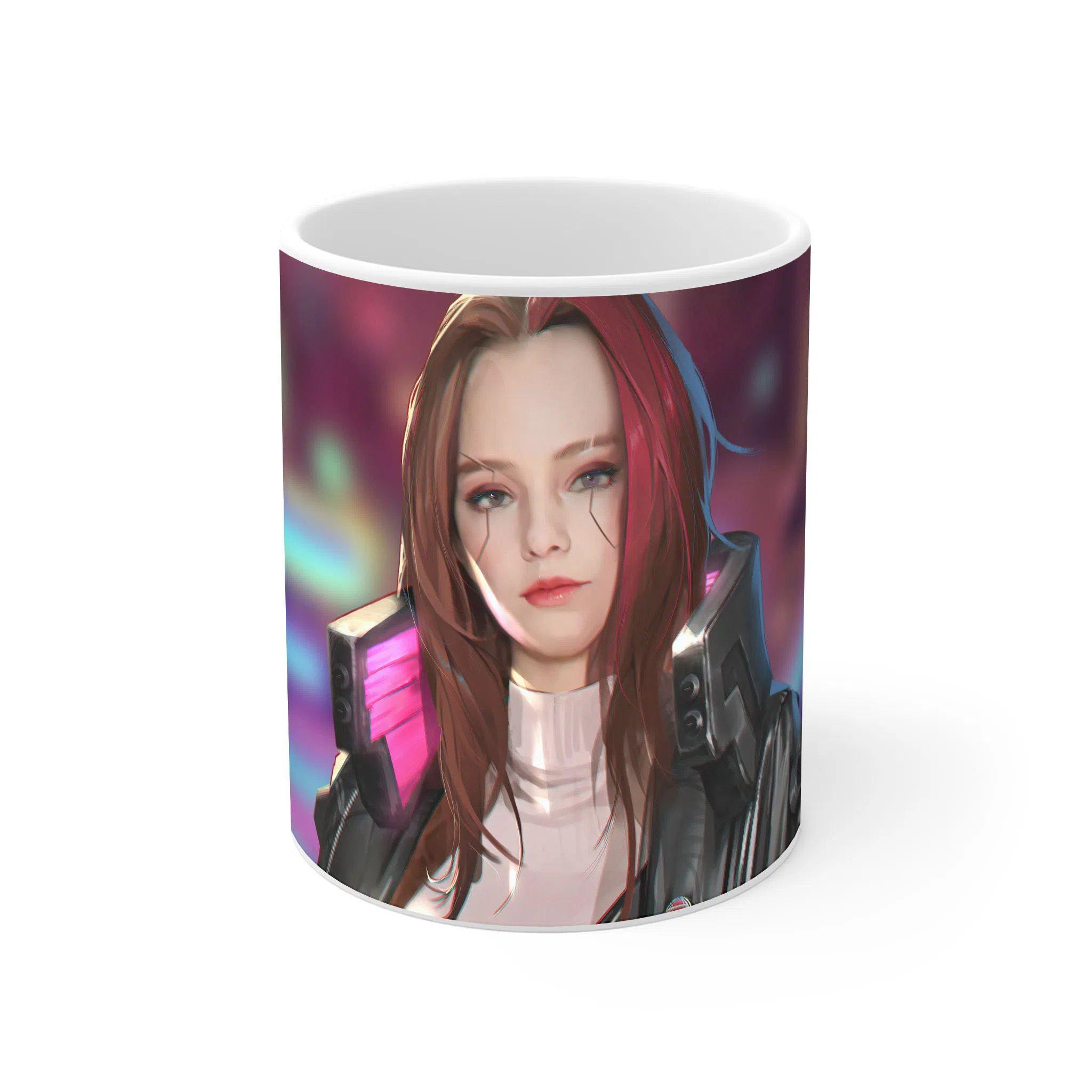 ماگ لیمینات طرح بازی سایبرپانک Cyberpunk 2077 Game کد NM6568 — تصویر 3