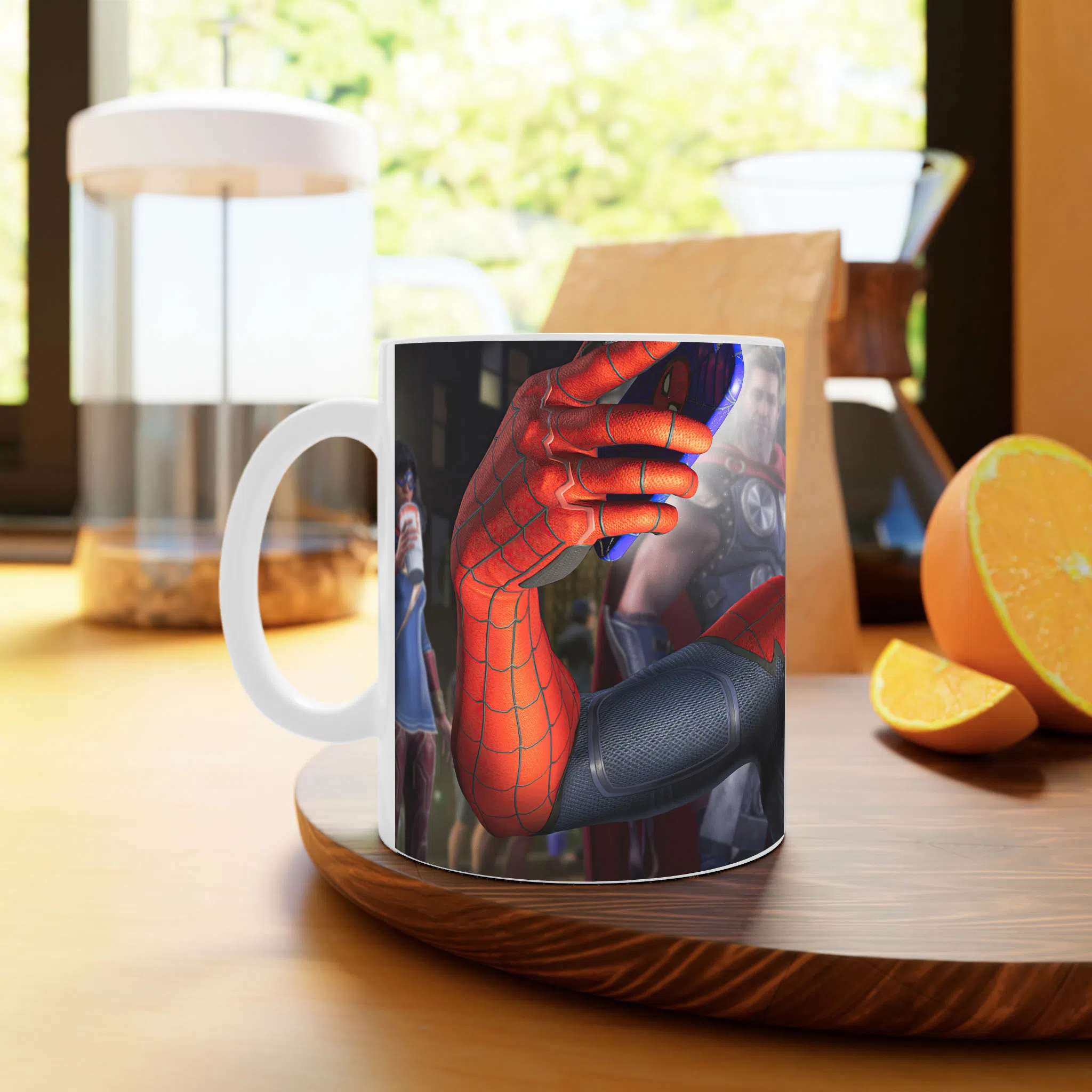 ماگ لیمینات طرح بازی Marvels Avengers Game کد NM8310 — تصویر 3