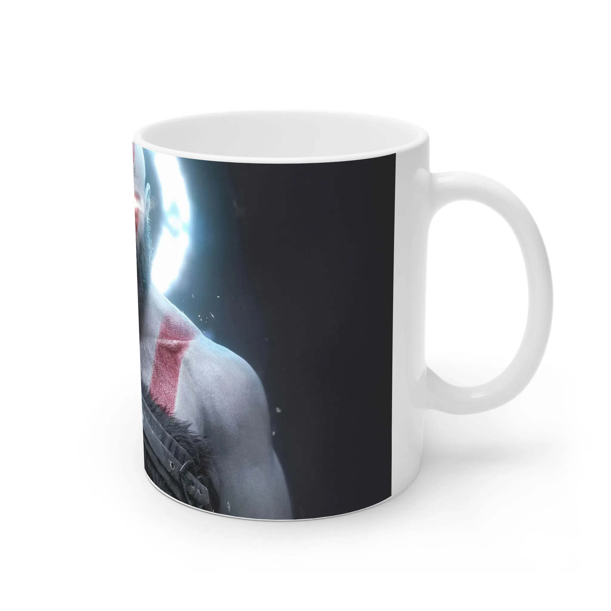ماگ لیمینات طرح بازی خدای جنگ گاد آف وار God of War Kratos Game کد NM7826 — تصویر 2