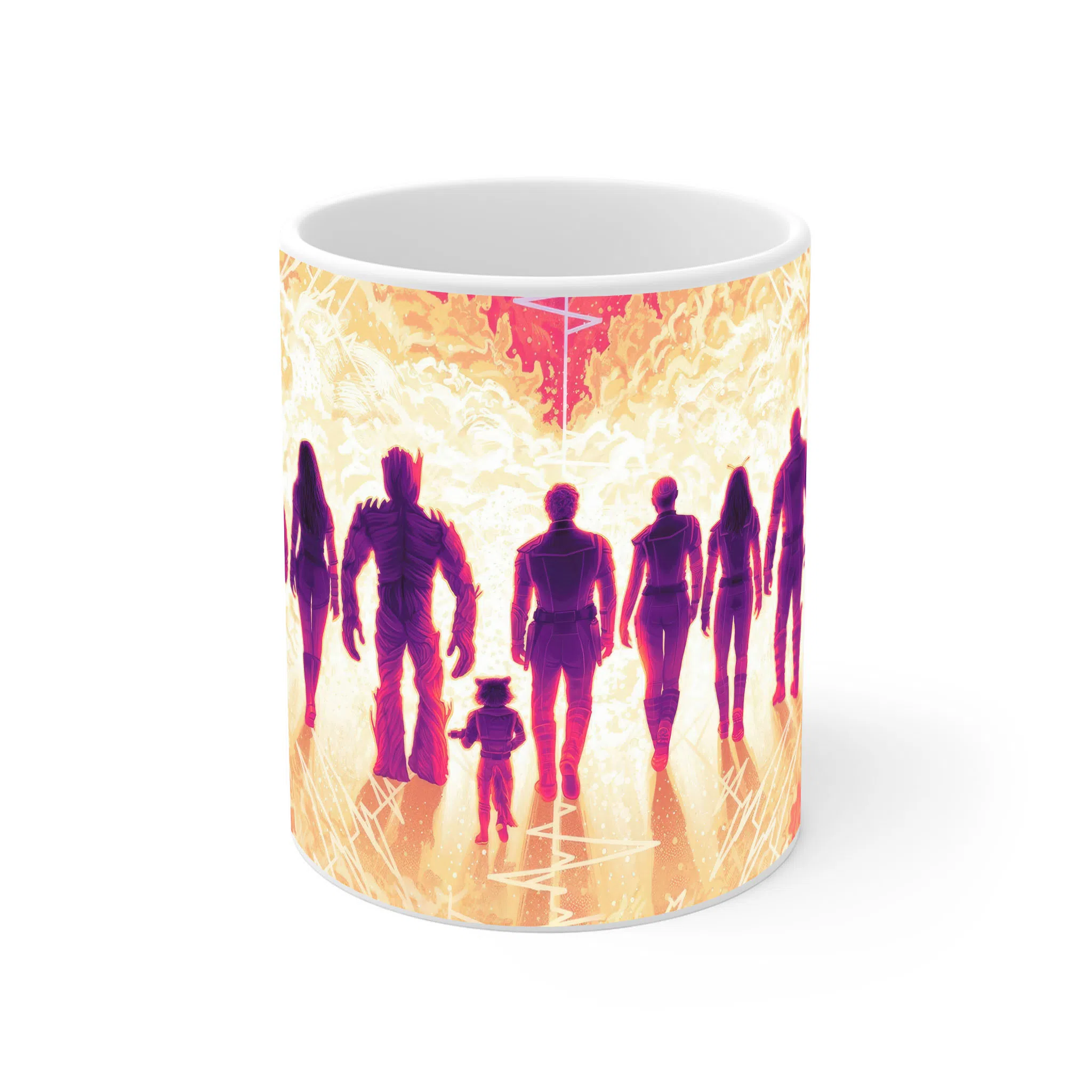 ماگ لیمینات طرح فیلم نگهبانان کهکشان Guardians of the Galaxy کد NM11515