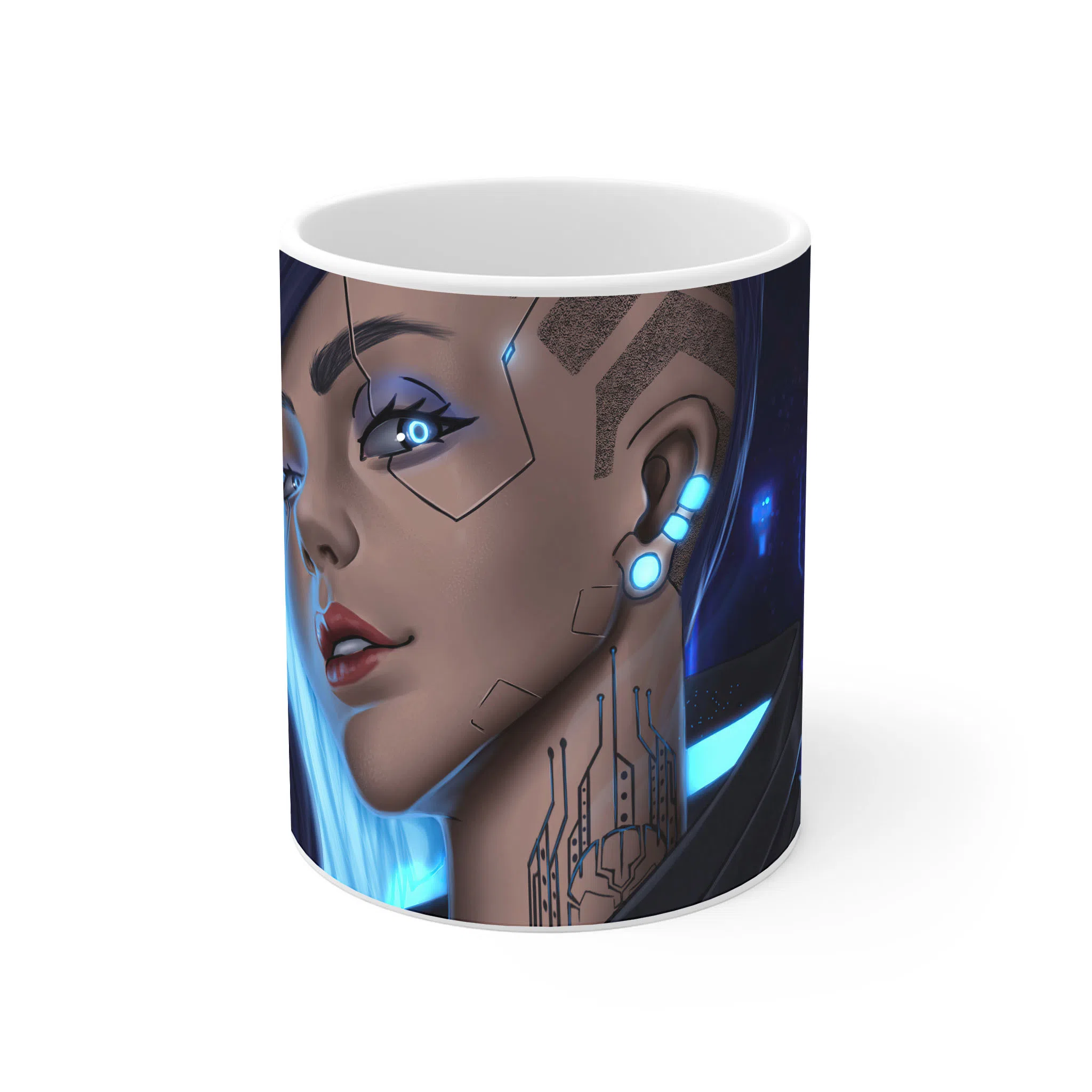 ماگ لیمینات طرح بازی سایبرپانک Cyberpunk 2077 Game کد NM6693 — تصویر 2