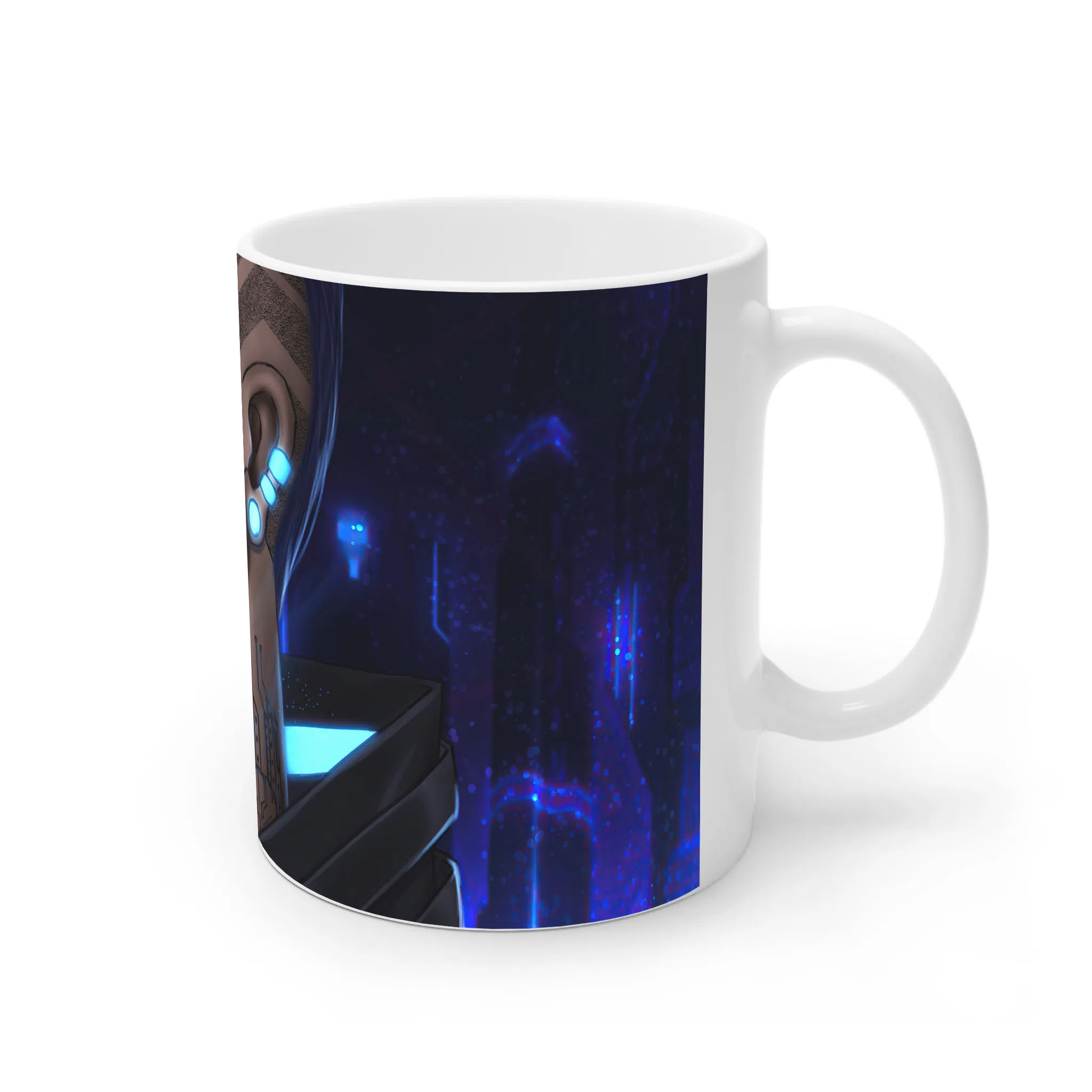 ماگ لیمینات طرح بازی سایبرپانک Cyberpunk 2077 Game کد NM6693 — تصویر 3