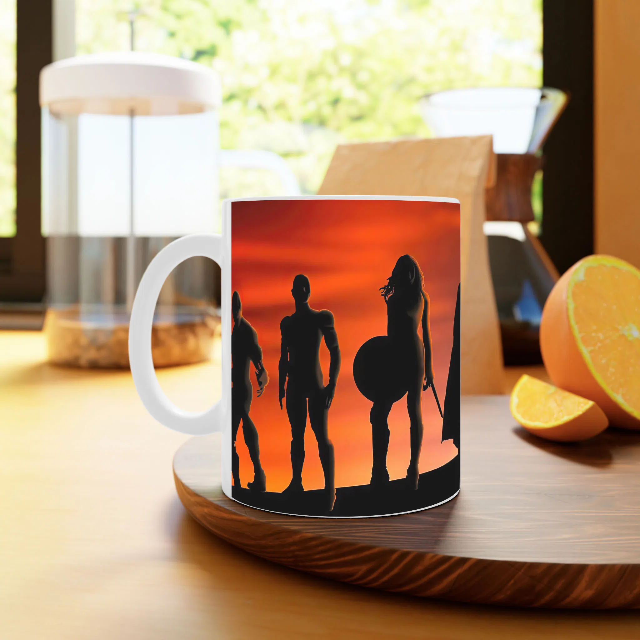 ماگ لیمینات طرح فیلم لیگ عدالت Justice League کد NM11824 — تصویر 3