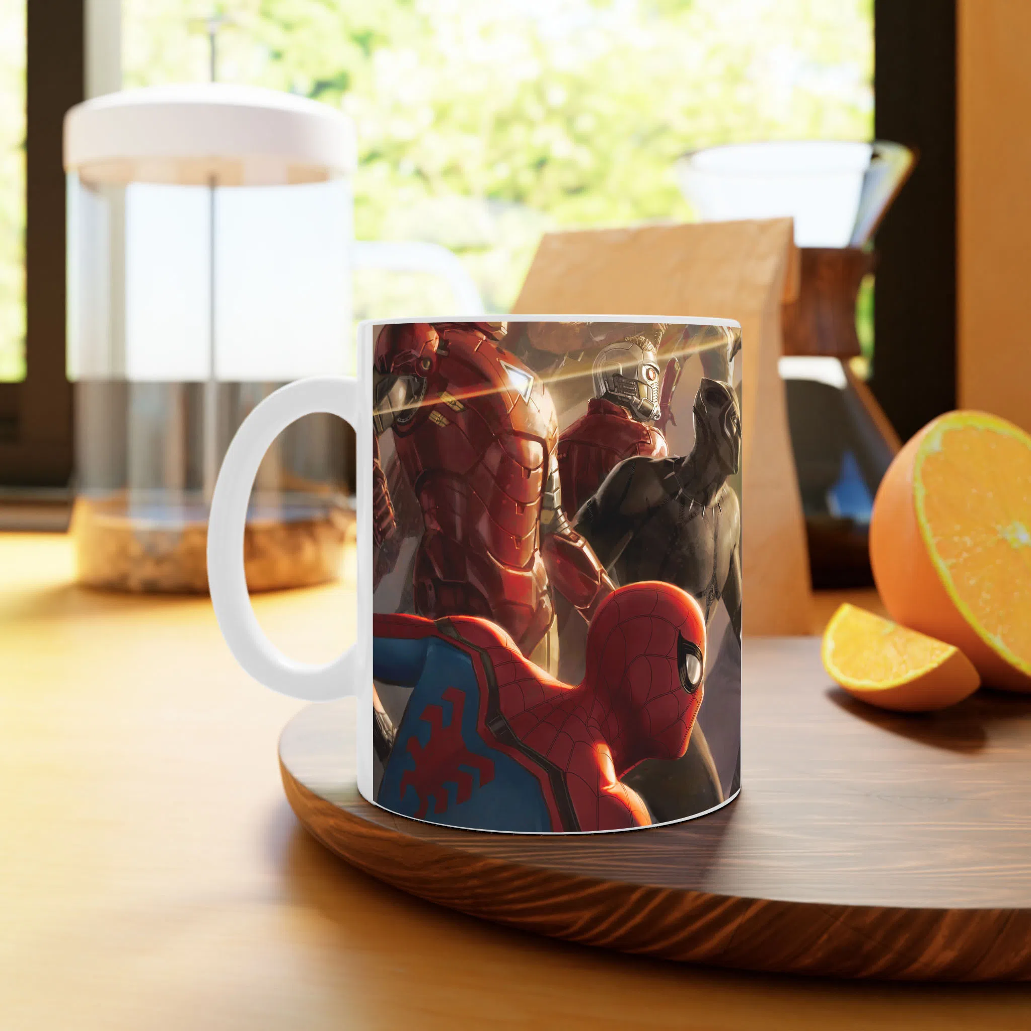 ماگ لیمینات طرح فیلم انتقام جویان Avengers کد NM10639 — تصویر 2