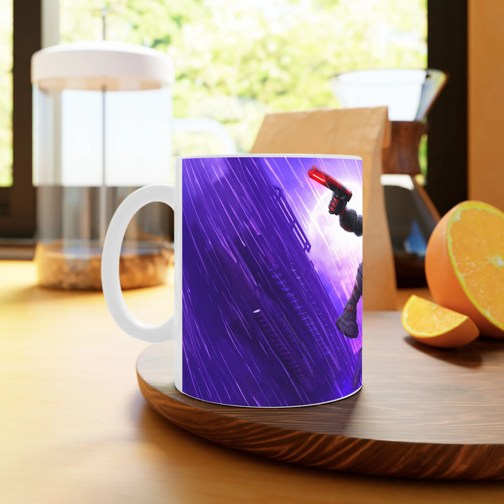 ماگ لیمینات طرح بازی Gotham Knights Game کد NM7893 — تصویر 3