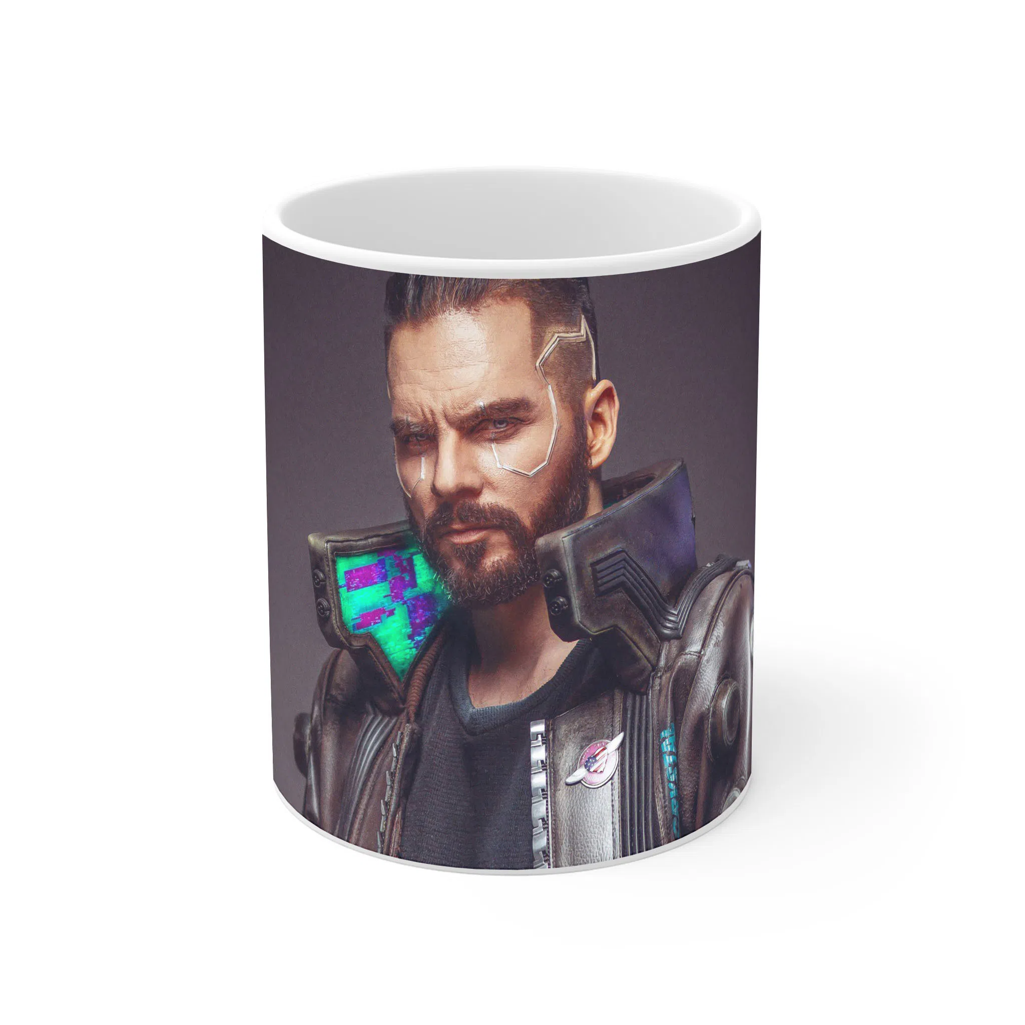ماگ لیمینات طرح بازی سایبرپانک Cyberpunk 2077 Game کد NM6547 — تصویر 4