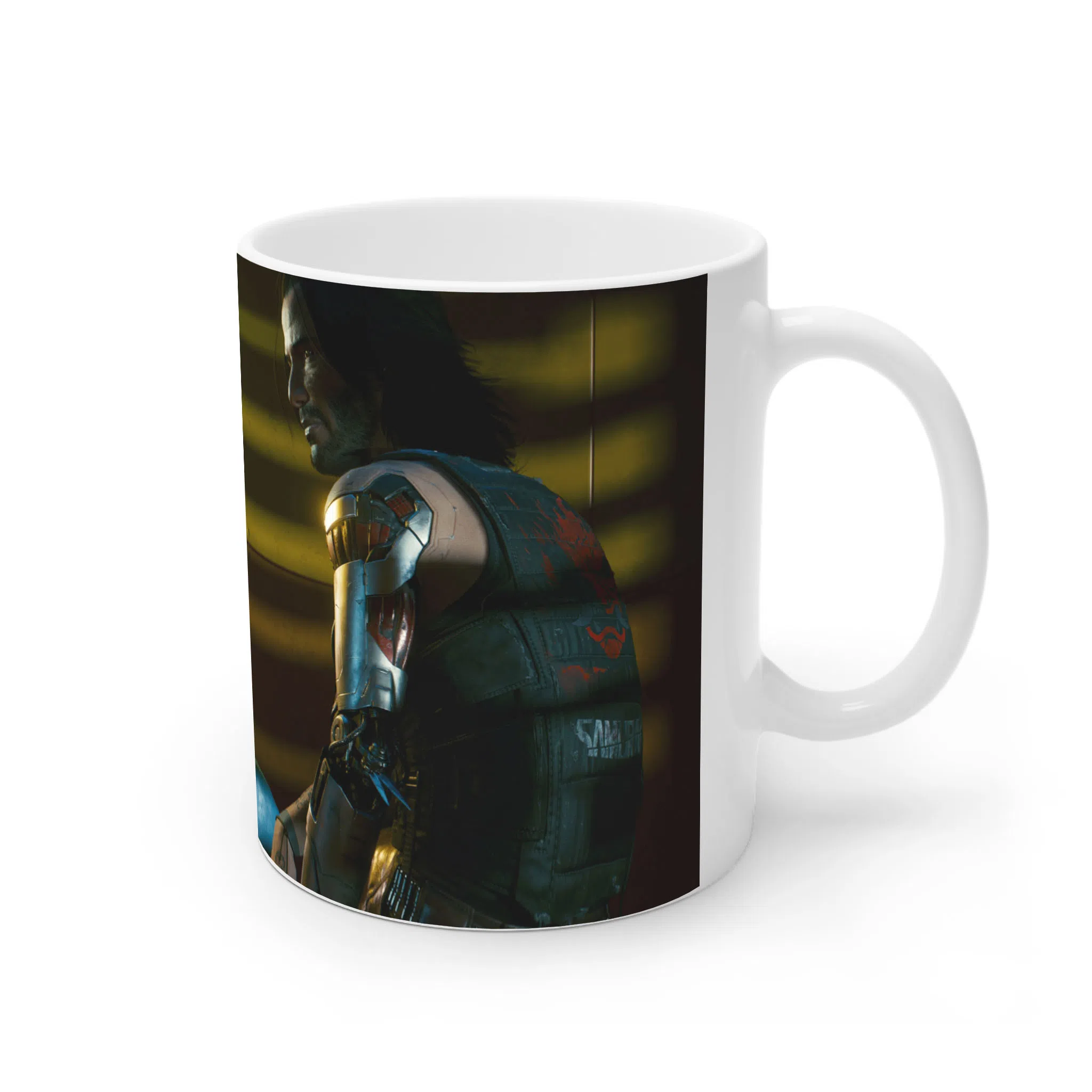 ماگ لیمینات طرح بازی سایبرپانک Cyberpunk 2077 Game کد NM6522 — تصویر 4
