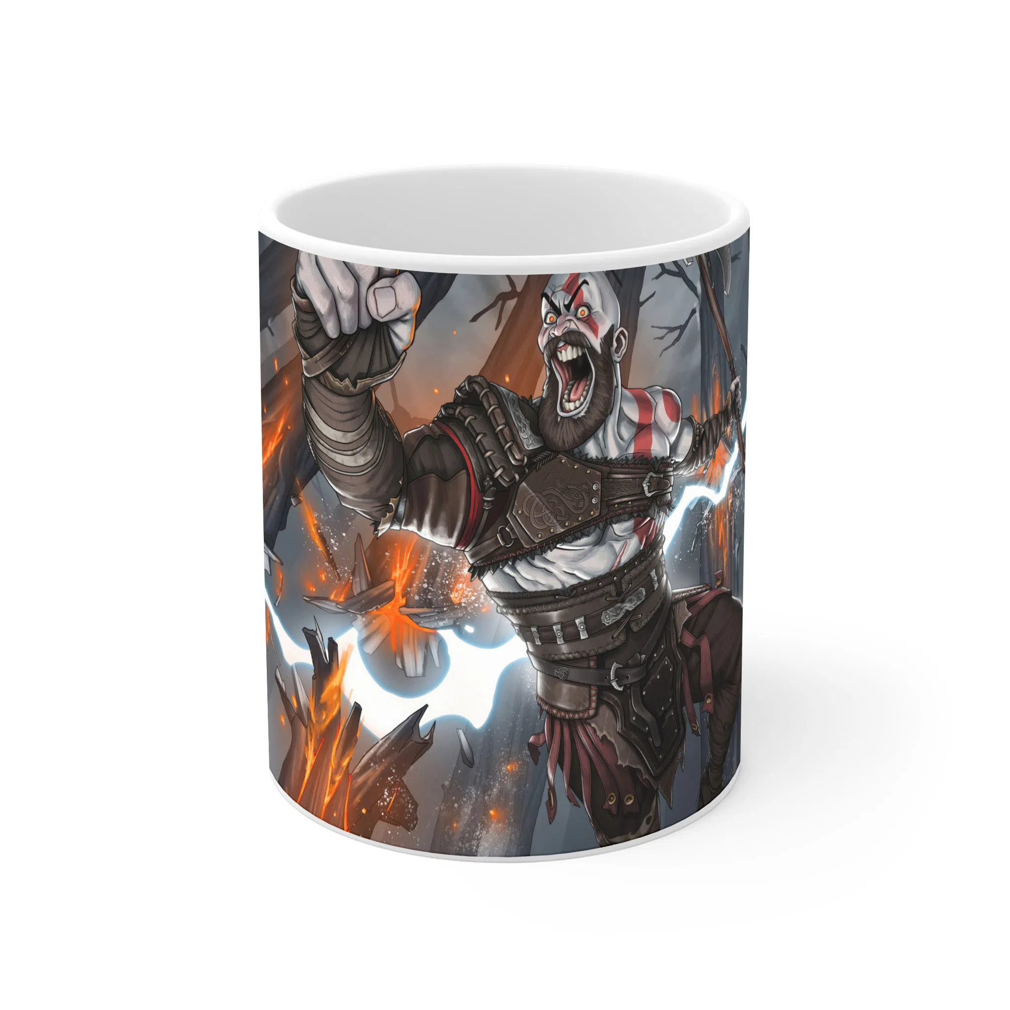 ماگ لیمینات طرح بازی خدای جنگ گاد آف وار God of War Kratos Game کد NM7844