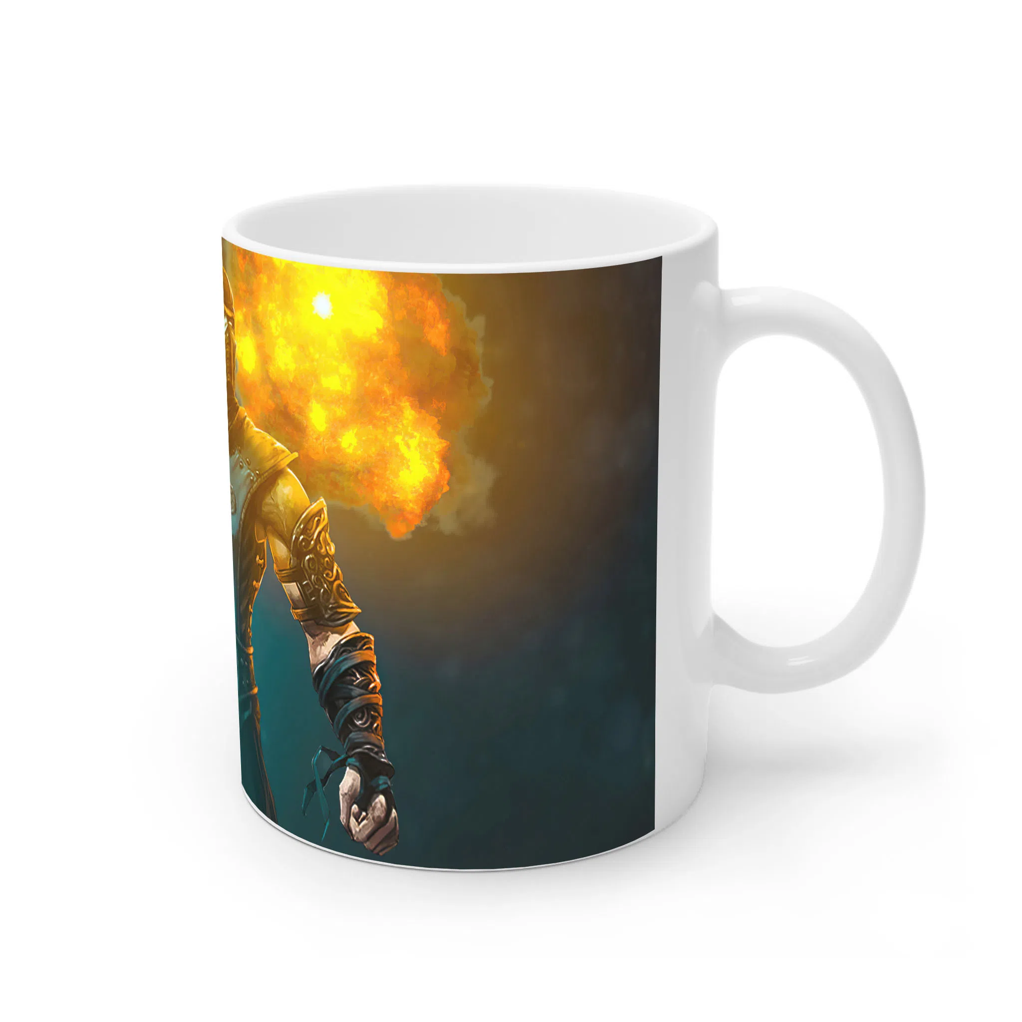ماگ لیمینات طرح بازی مورتال کامبت Mortal Kombat Game کد NM8537 — تصویر 3