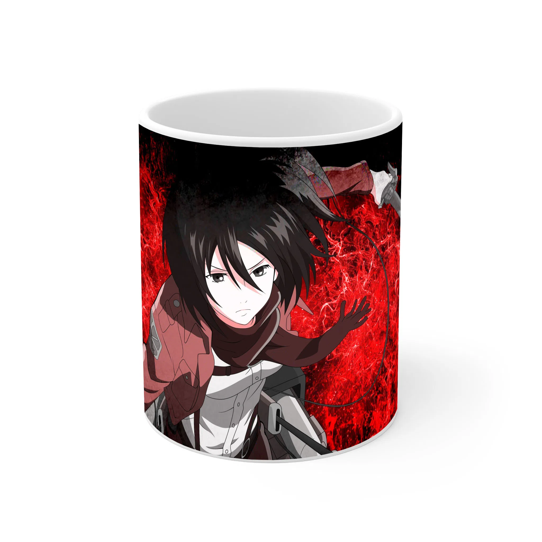 ماگ لیمینات طرح انیمه حمله به غول ها - Shingeki no Kyojin - Attack on Titan - Mikasa Ackerman کد NM0499