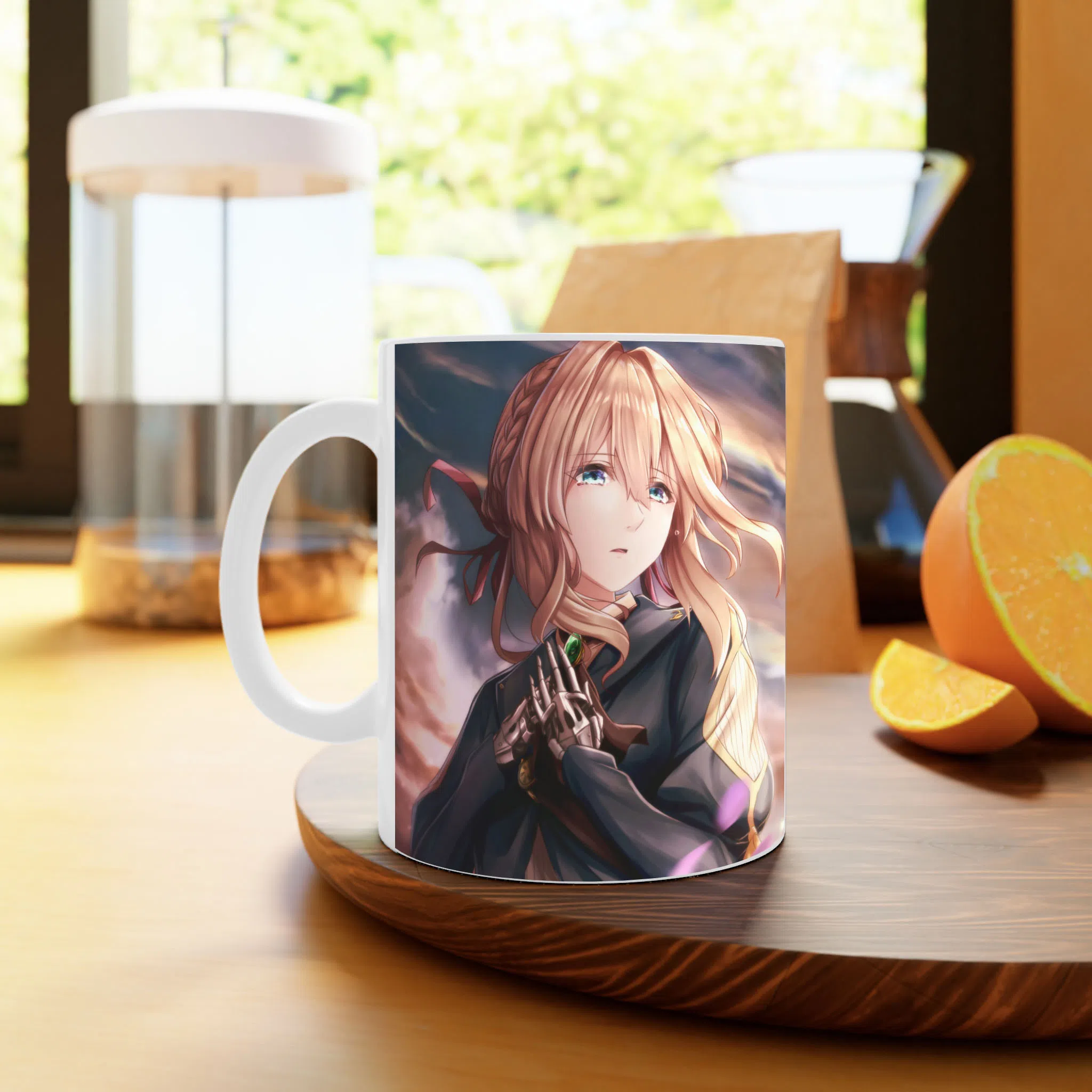 ماگ لیمینات طرح انیمه Violet Evergarden کد NM3574 — تصویر 3