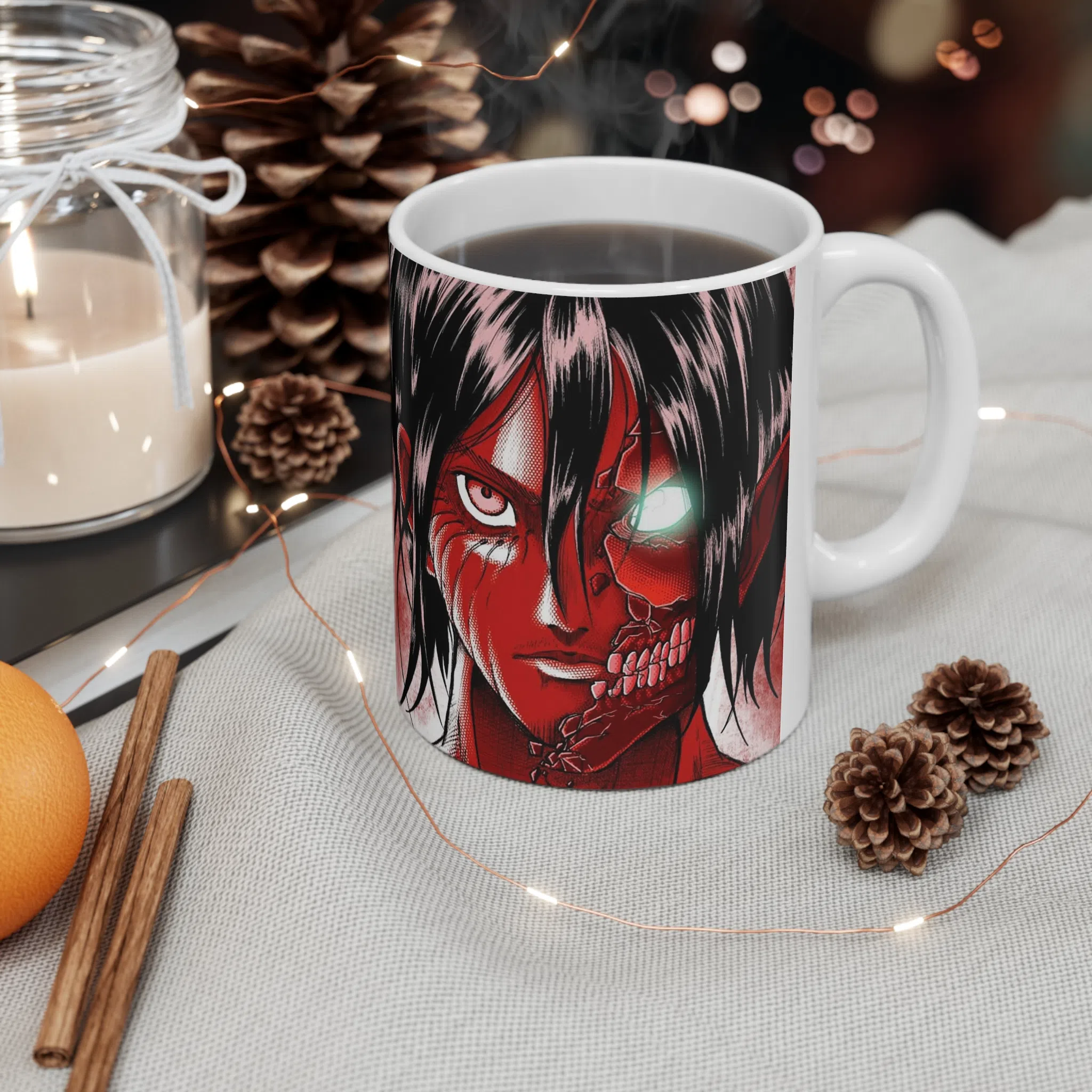 ماگ طرح انیمه اتک ان تایتان Attack on the Titan مدل NM2625 — تصویر 3