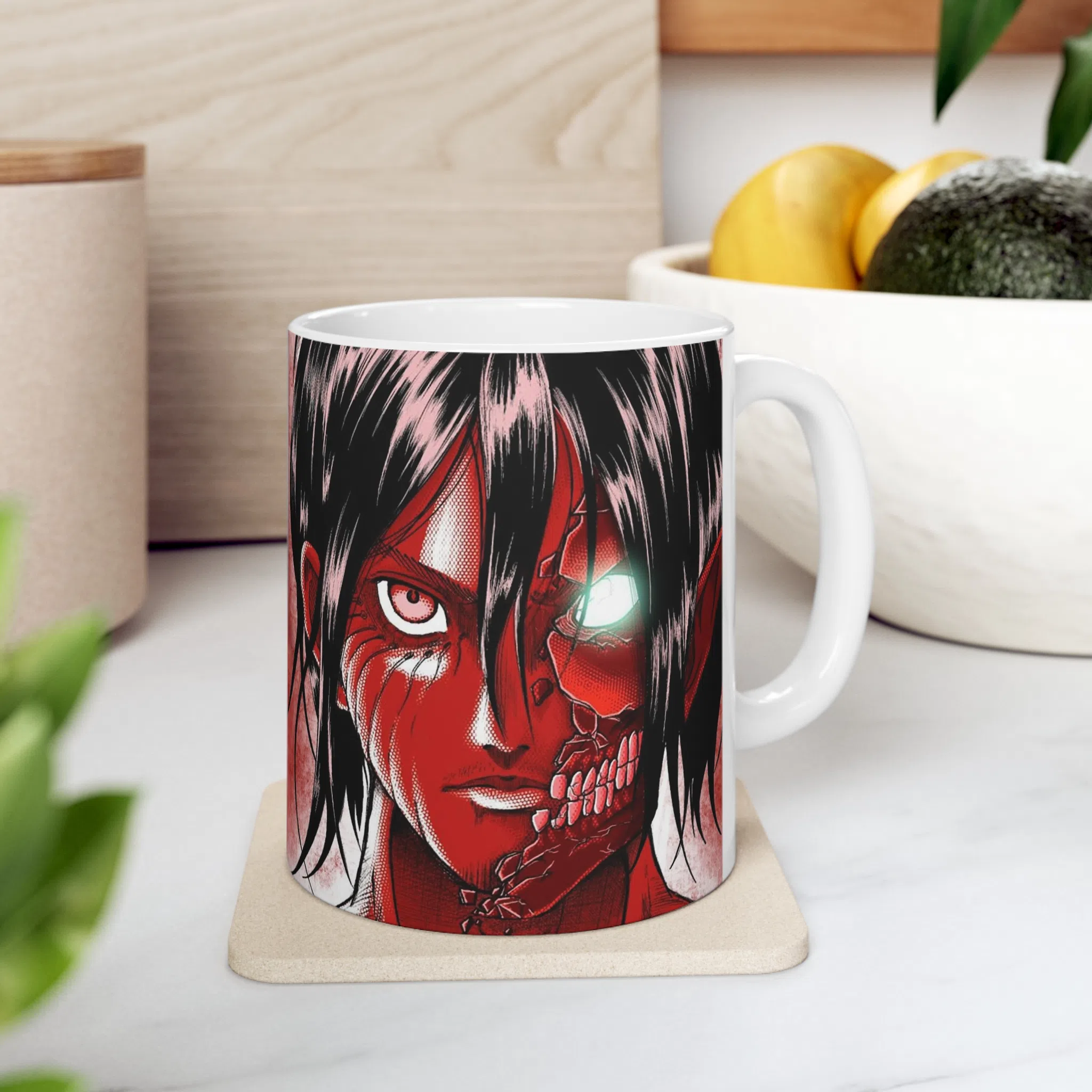 ماگ طرح انیمه اتک ان تایتان Attack on the Titan مدل NM2625 — تصویر 4
