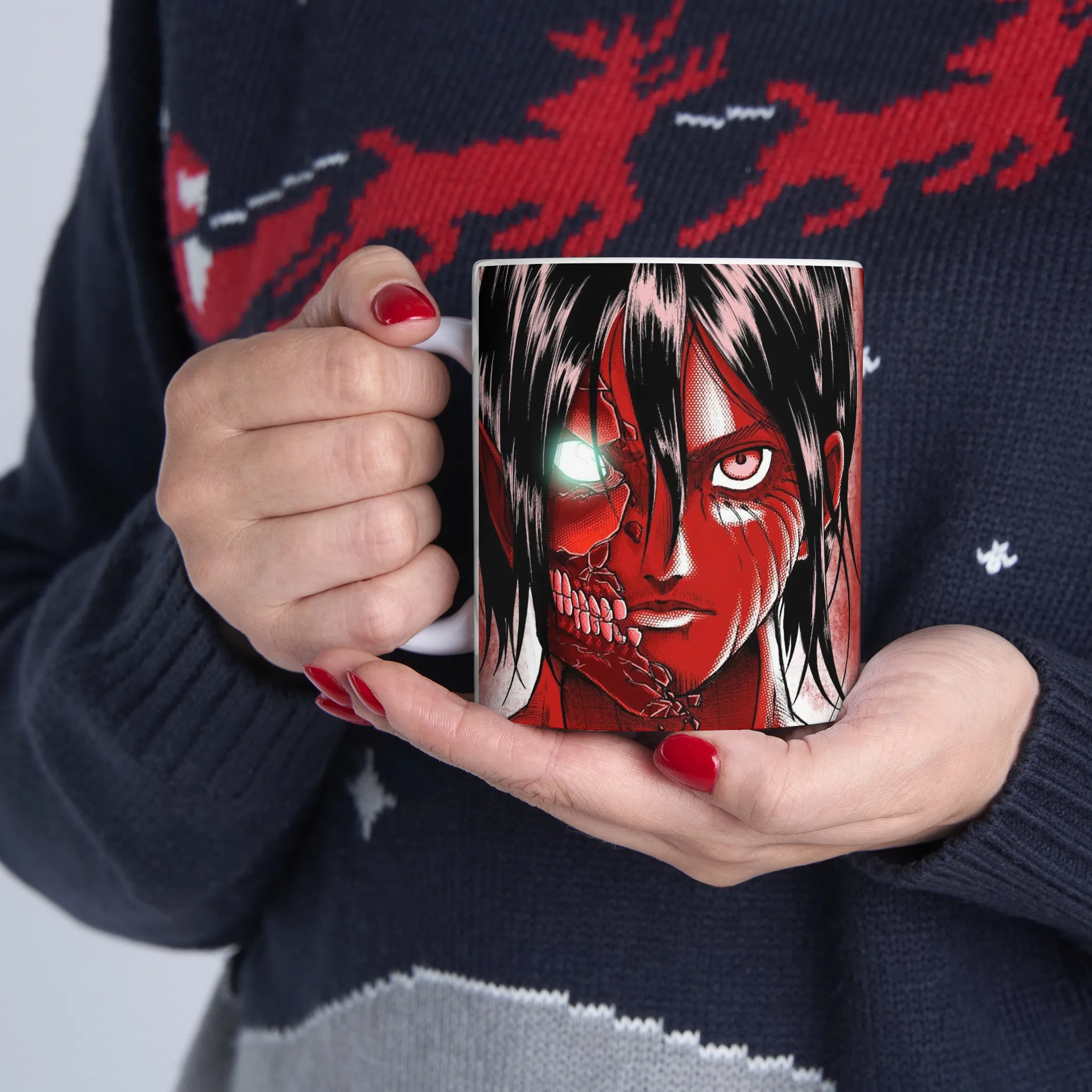 ماگ طرح انیمه اتک ان تایتان Attack on the Titan مدل NM2625 — تصویر 7