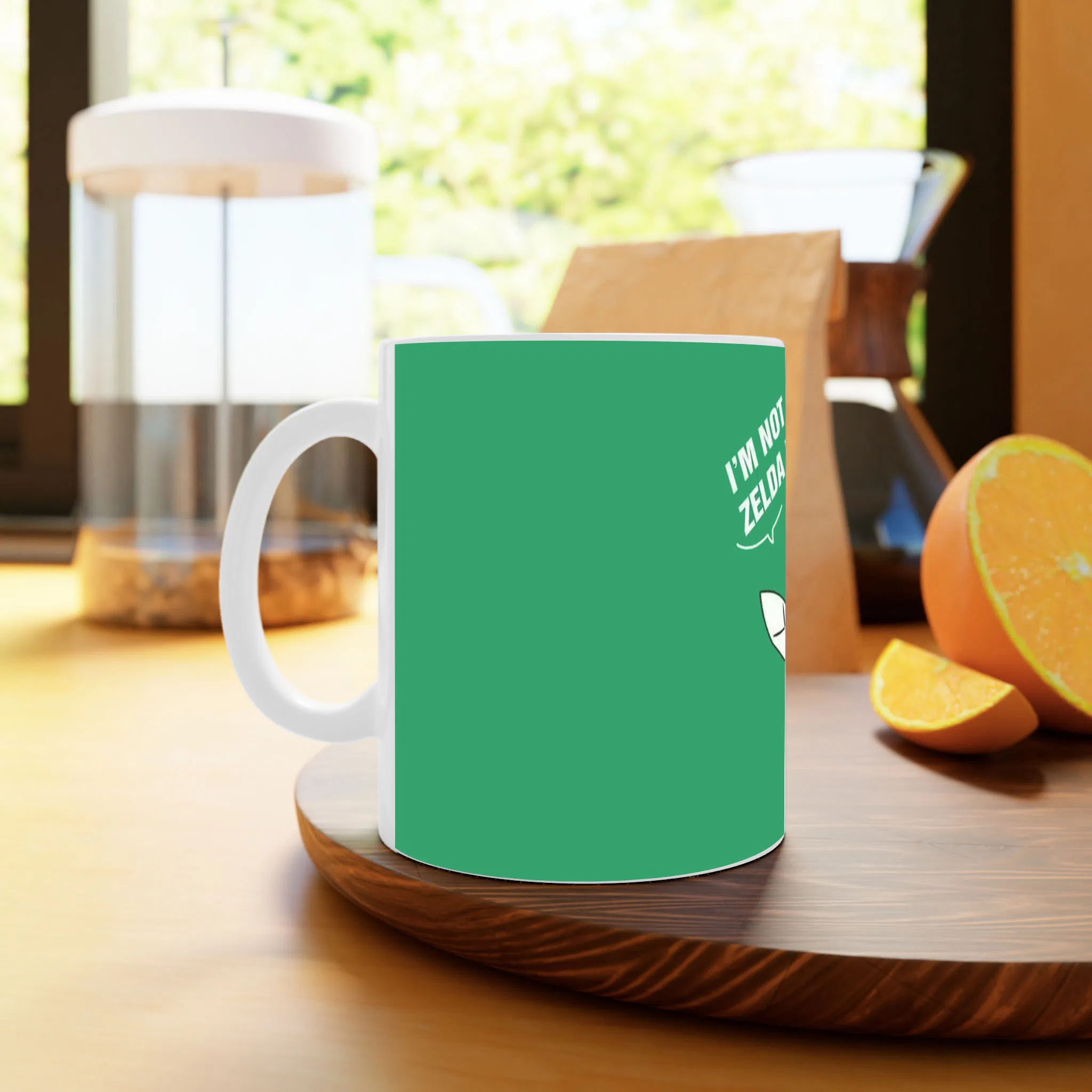 ماگ لیمینات طرح من زلدا نیستم کد NM15702 — تصویر 4