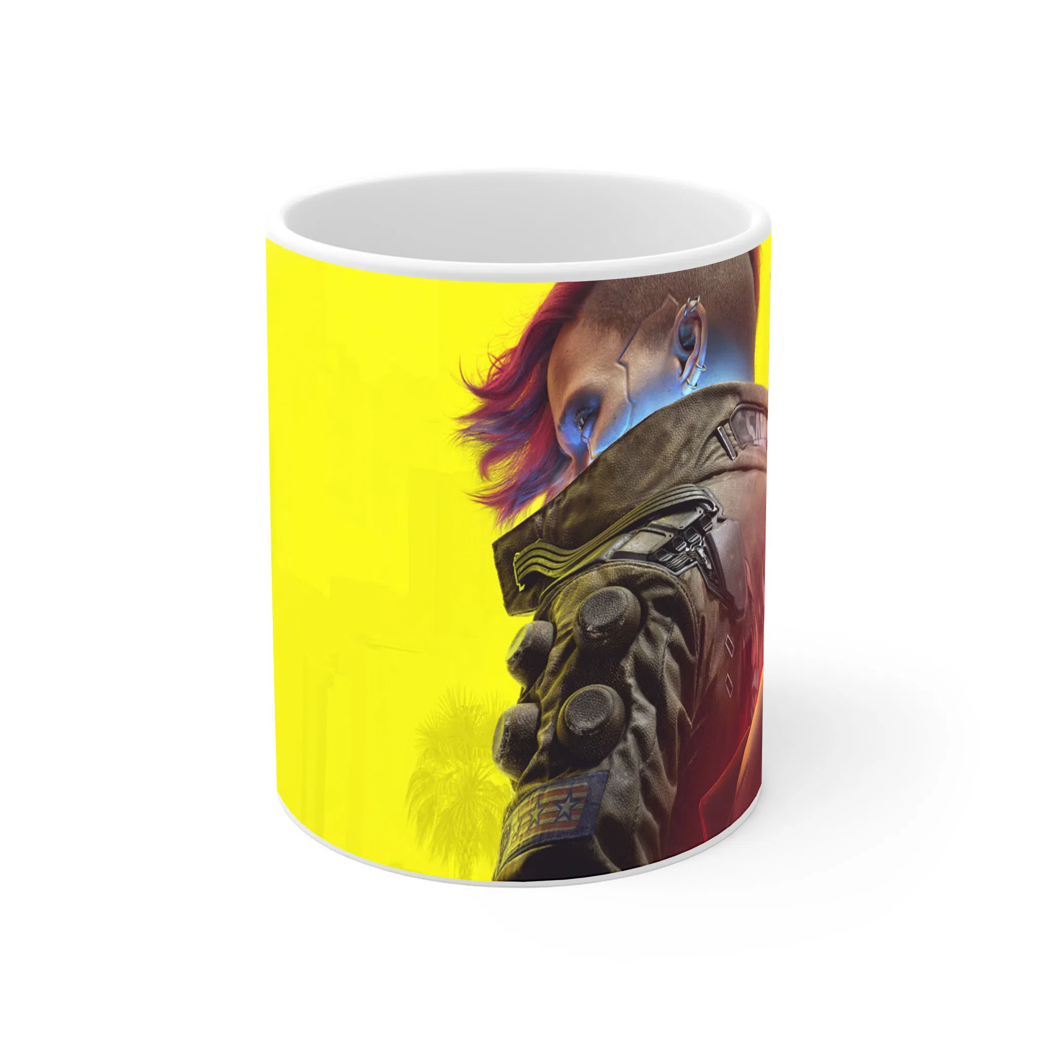 ماگ لیمینات طرح بازی سایبرپانک Cyberpunk 2077 Game کد NM6652 — تصویر 4