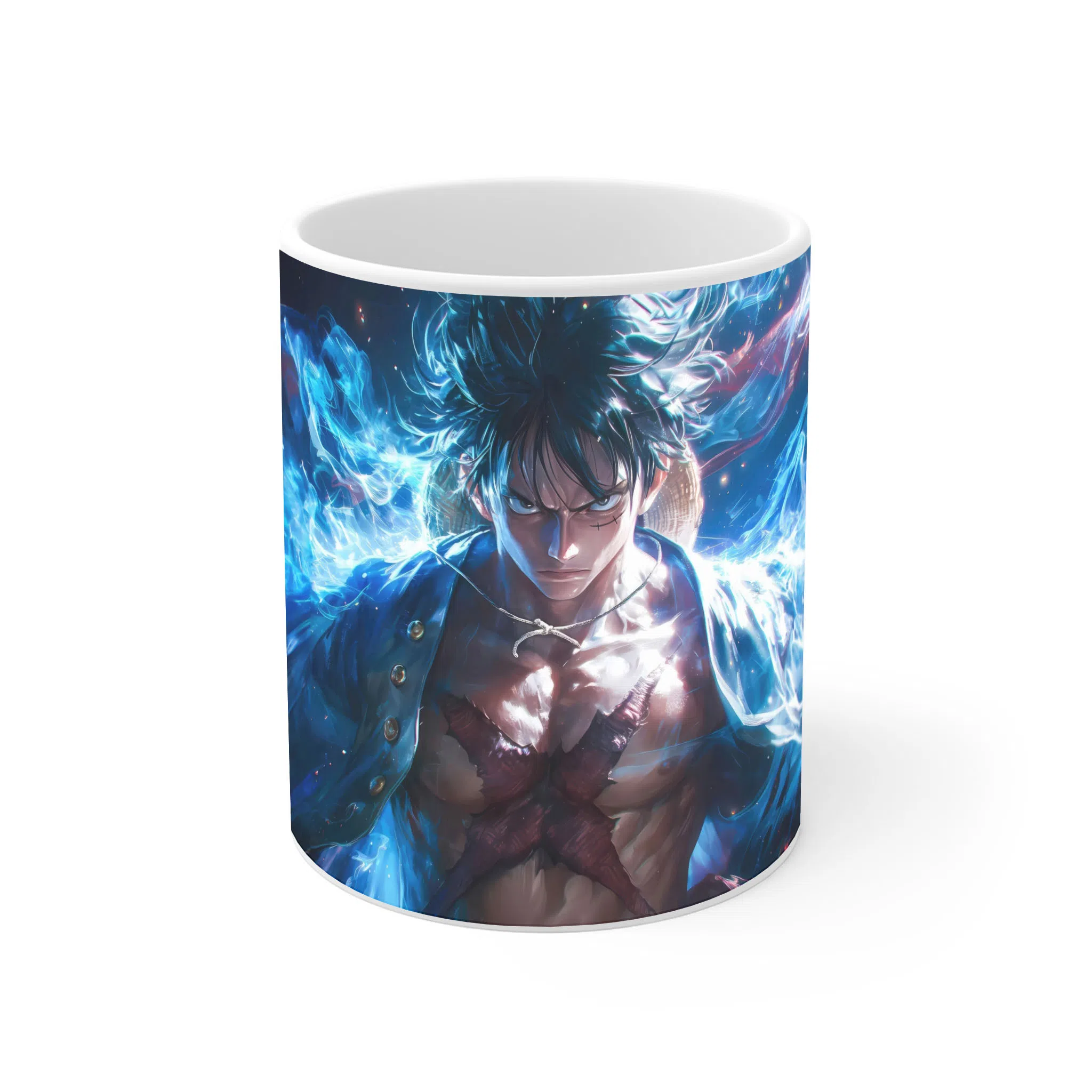 ماگ لیمینات طرح انیمه وان پیس لوفی - One Peace Monkey D Luffy کد NM3397