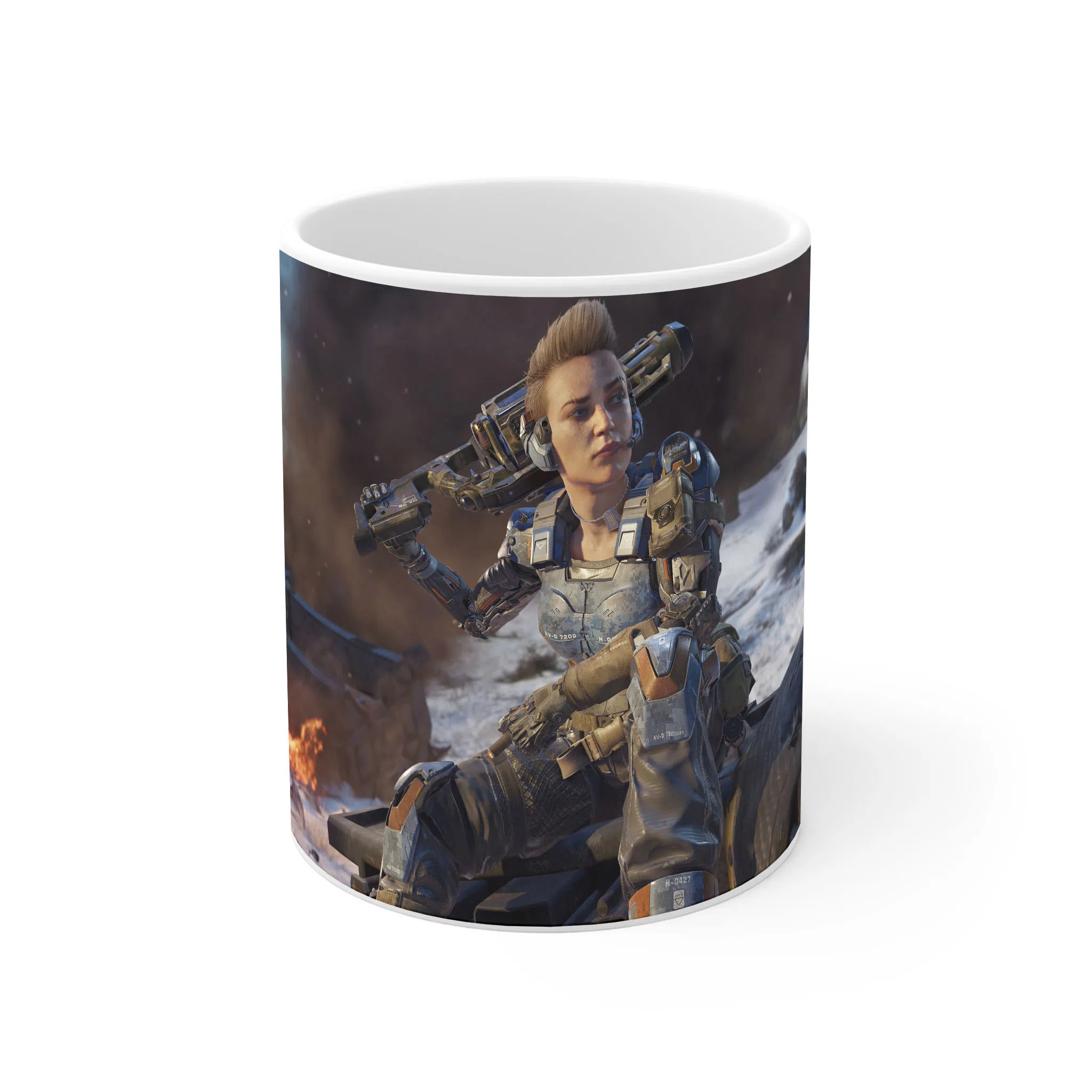 ماگ لیمینات طرح بازی ندای وظیفه Call of Duty Game کد NM6304 — تصویر 2
