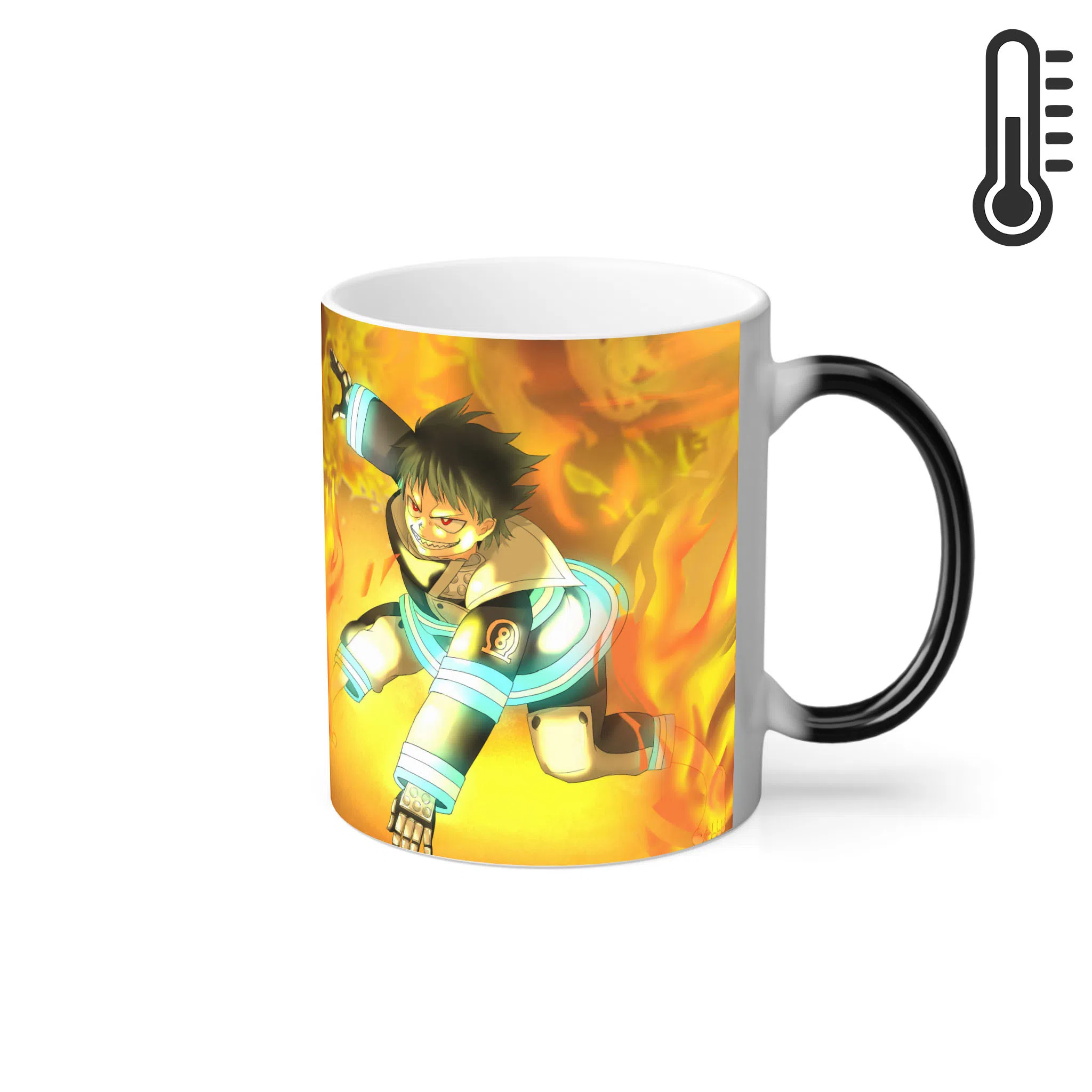 ماگ حرارتی لیمینات طرح انیمه نیروی آتش - Fire Force کد NM0832 — تصویر 2