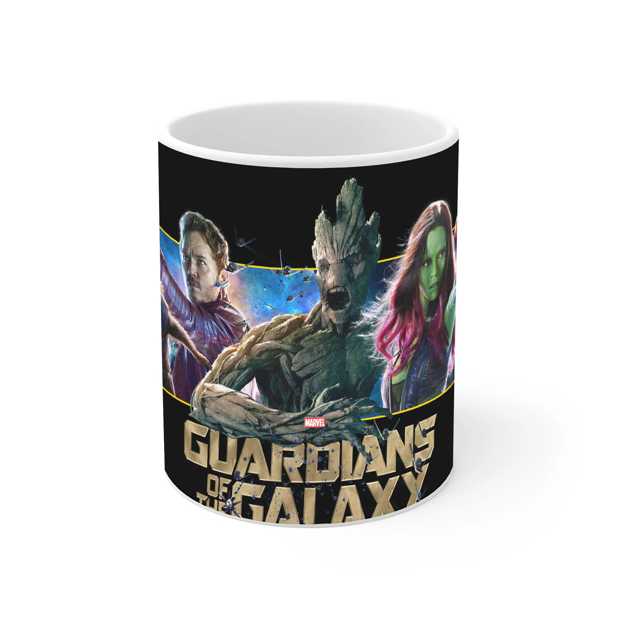 ماگ لیمینات طرح فیلم نگهبانان کهکشان Guardians of the Galaxy کد NM11507