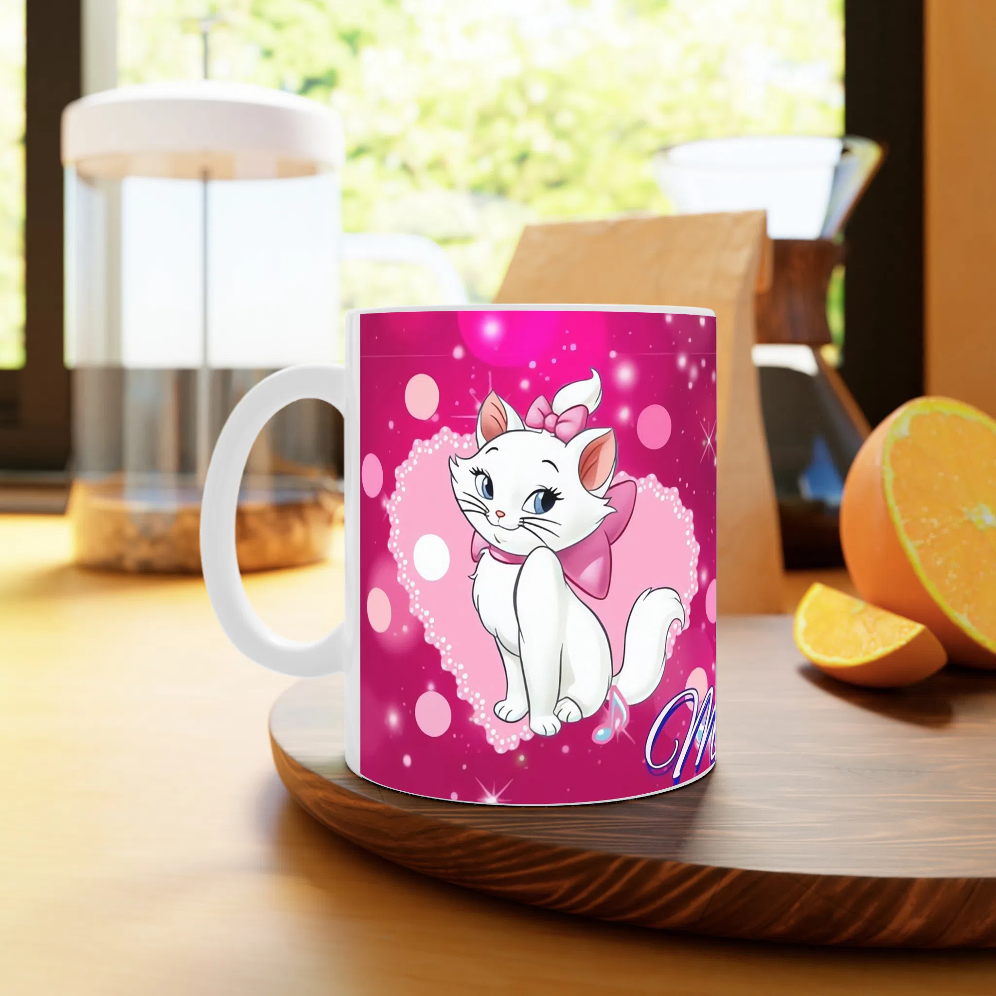 ماگ لیمینات طرح کارتون گربه اشرافی The Aristocats کد NM13447 — تصویر 3
