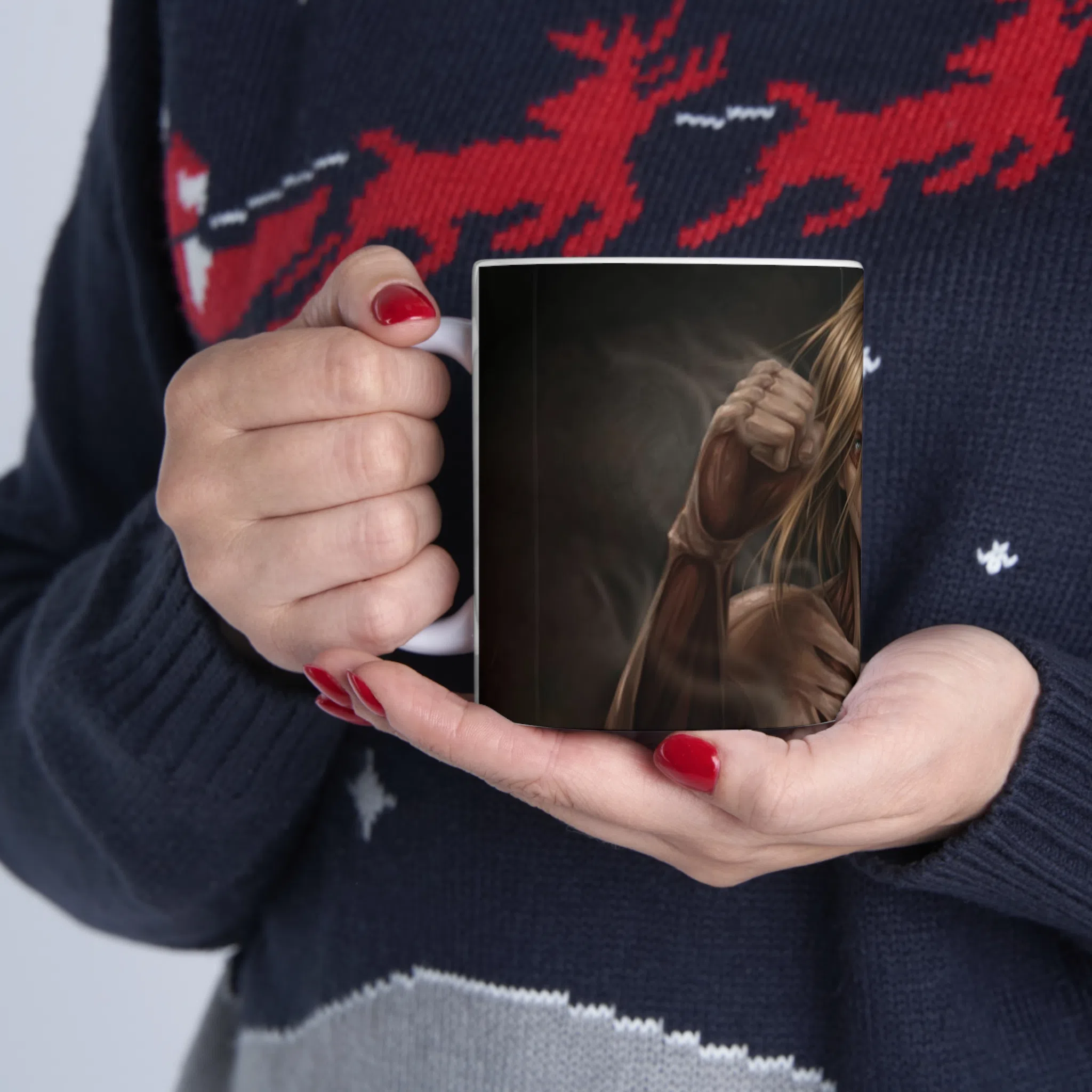 ماگ طرح انیمه اتک ان تایتان Attack on the Titan مدل NM2521 — تصویر 4
