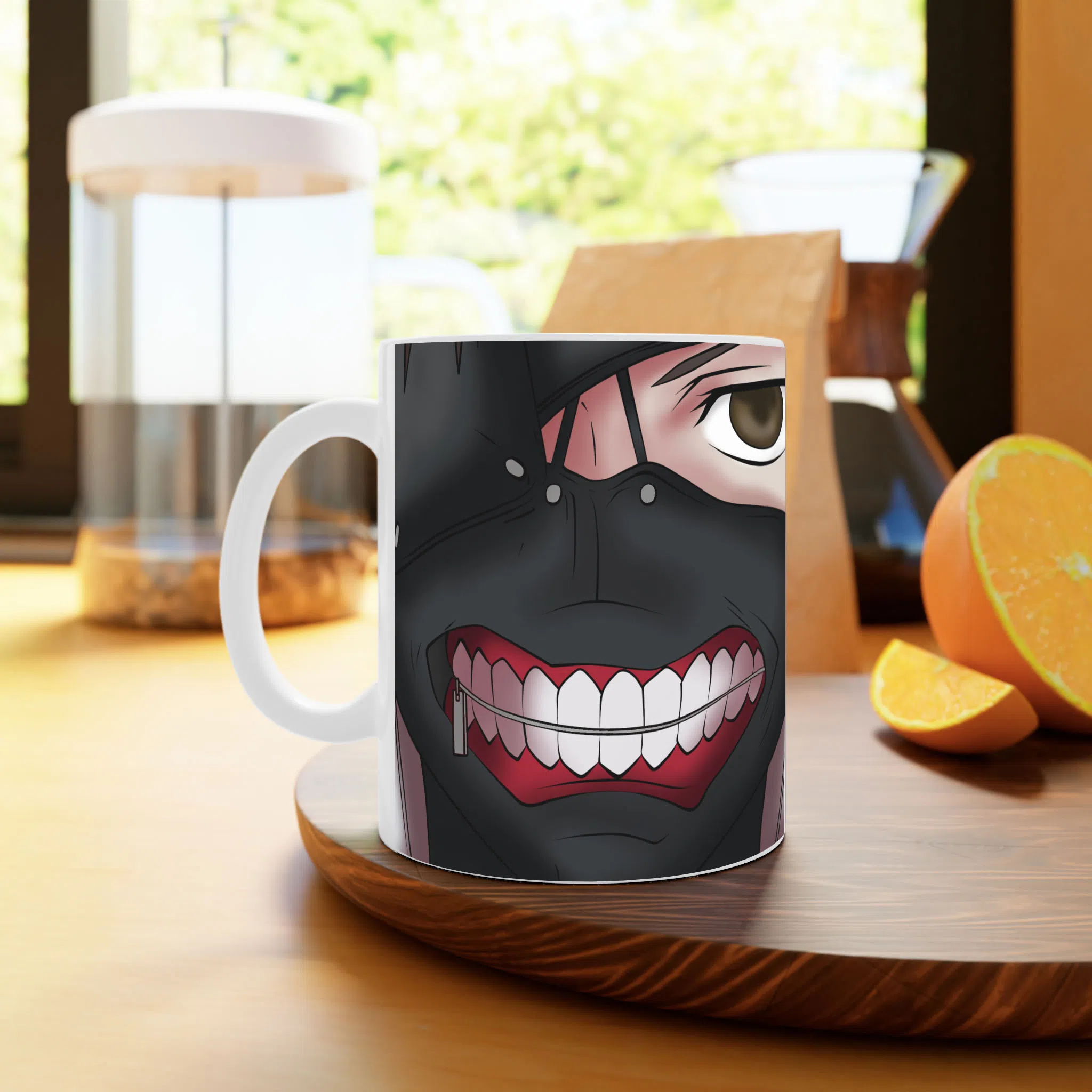 ماگ لیمینات طرح انیمه توکیو غول - Tokyo ghoul کد NM3539 — تصویر 3