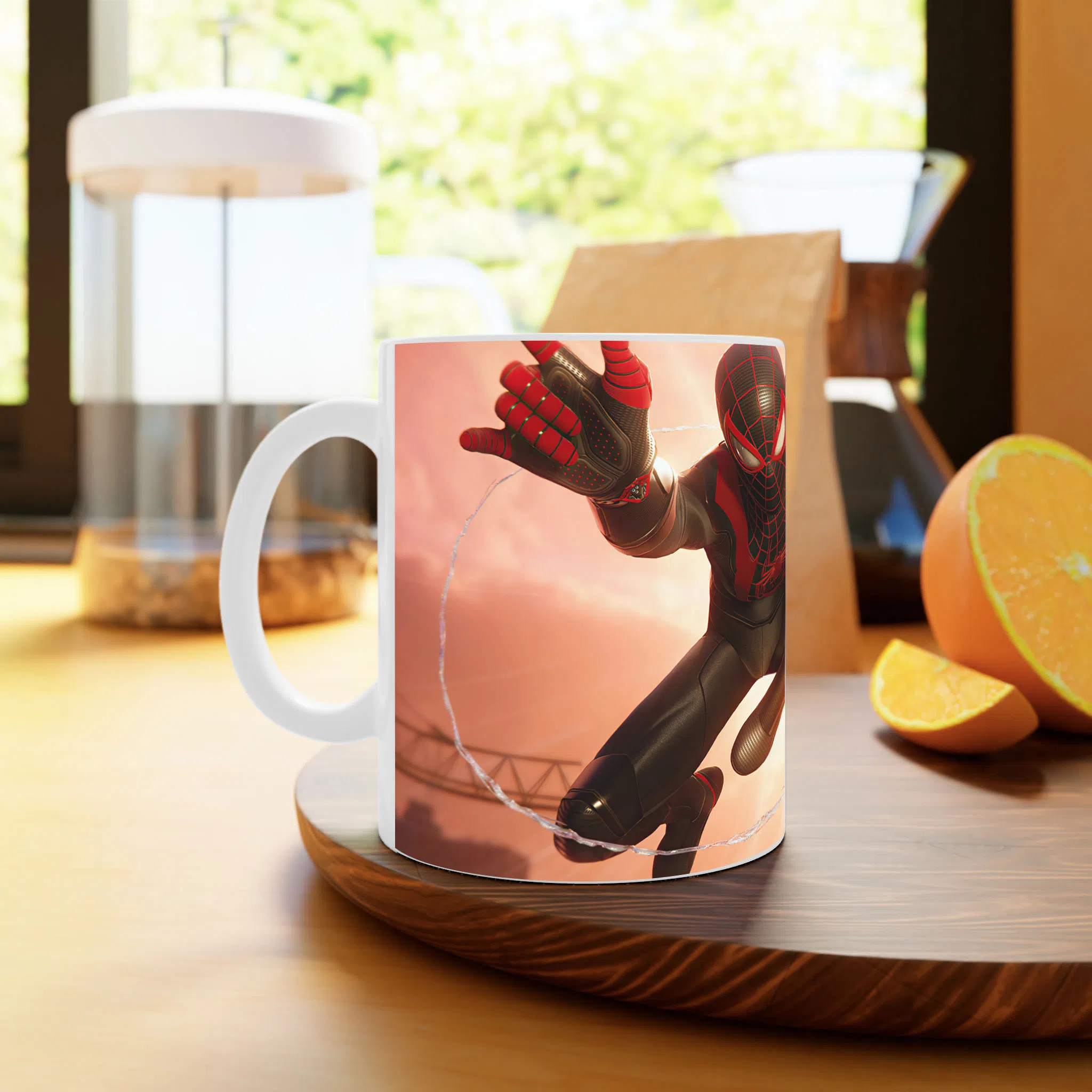 ماگ لیمینات طرح بازی اسپایدرمن مرد عنکبوتی Spider Man Game کد NM9490 — تصویر 3