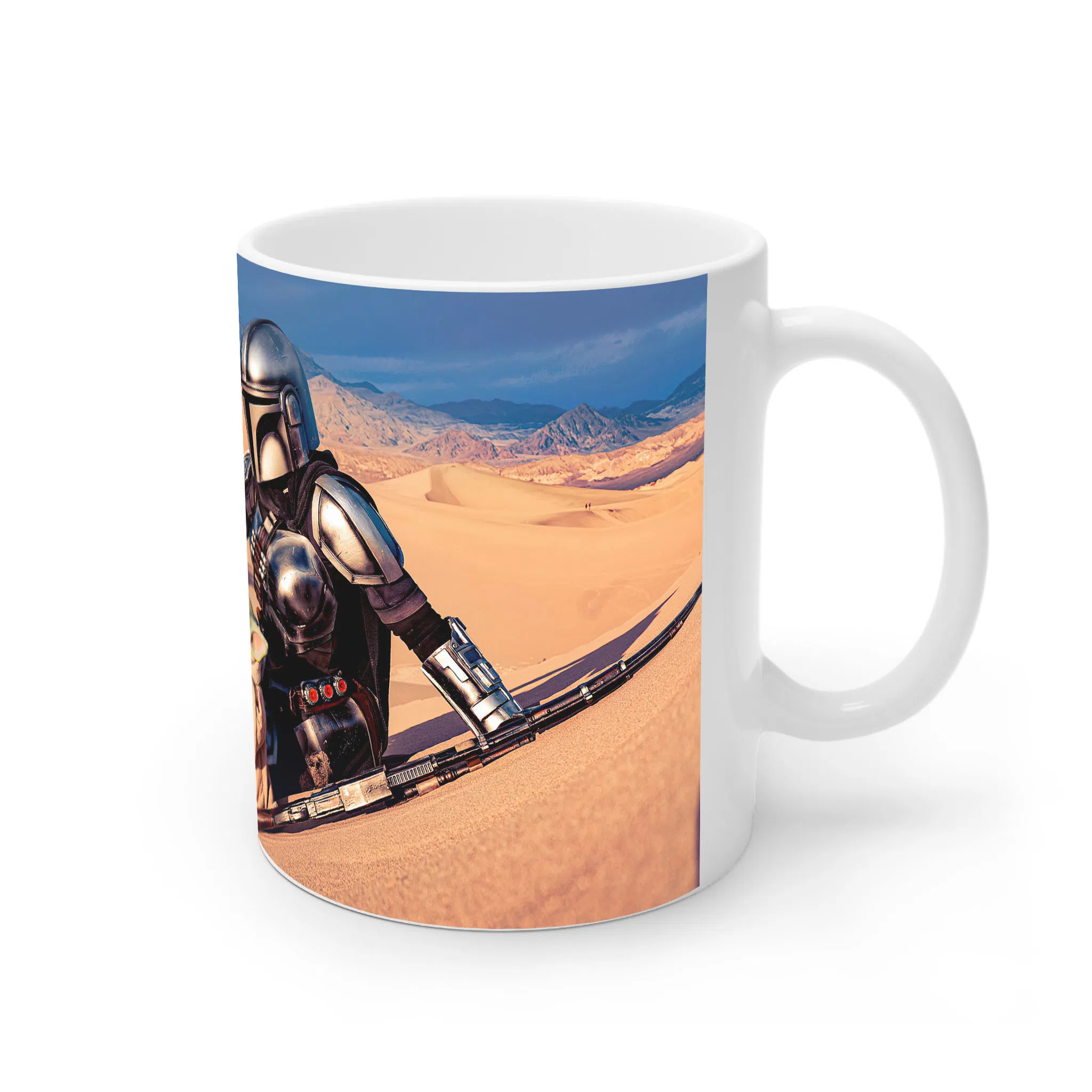 ماگ لیمینات طرح سریال مندلورین The Mandalorian کد NM5597 — تصویر 3