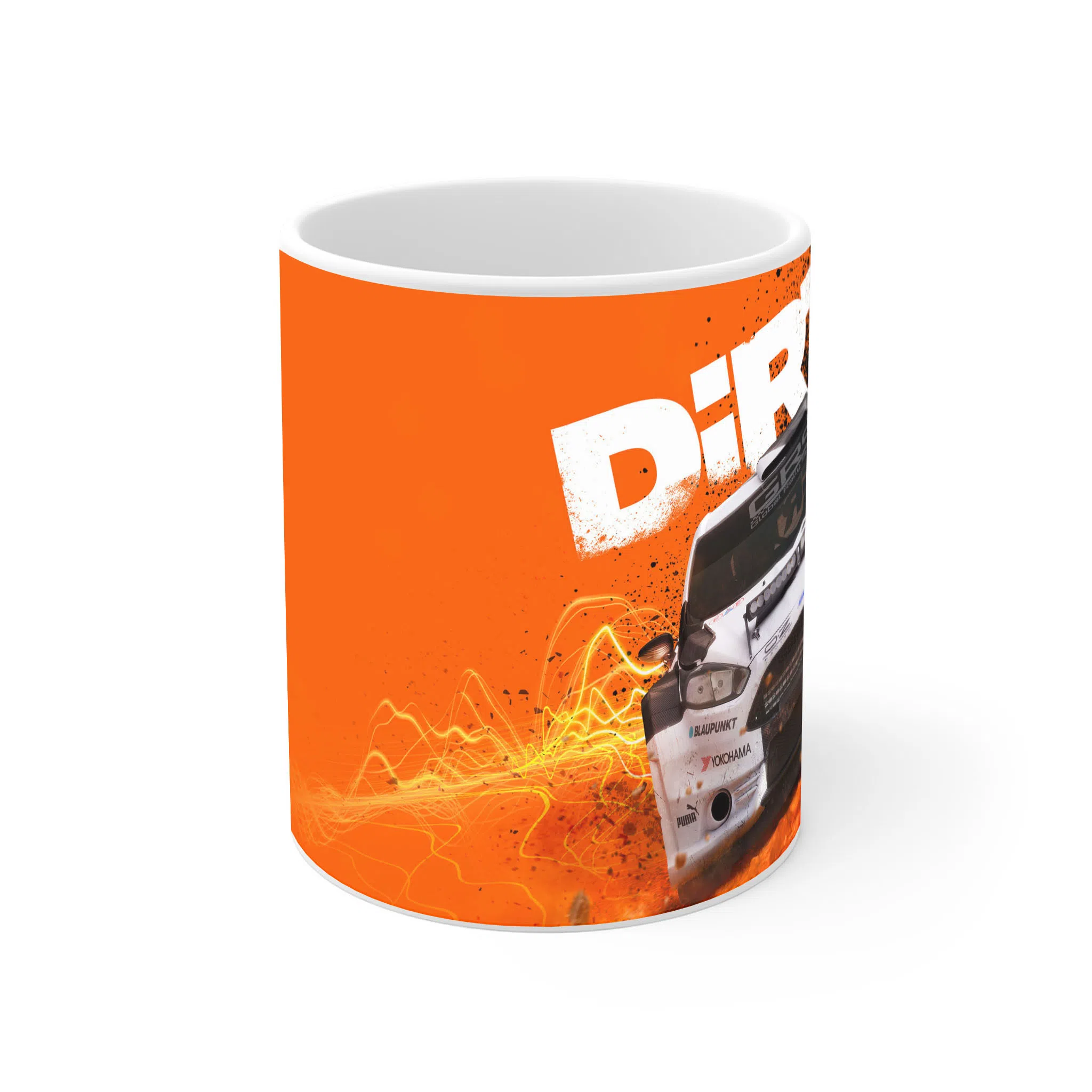 ماگ لیمینات طرح بازی Dirt Raly Game کد NM7017 — تصویر 3