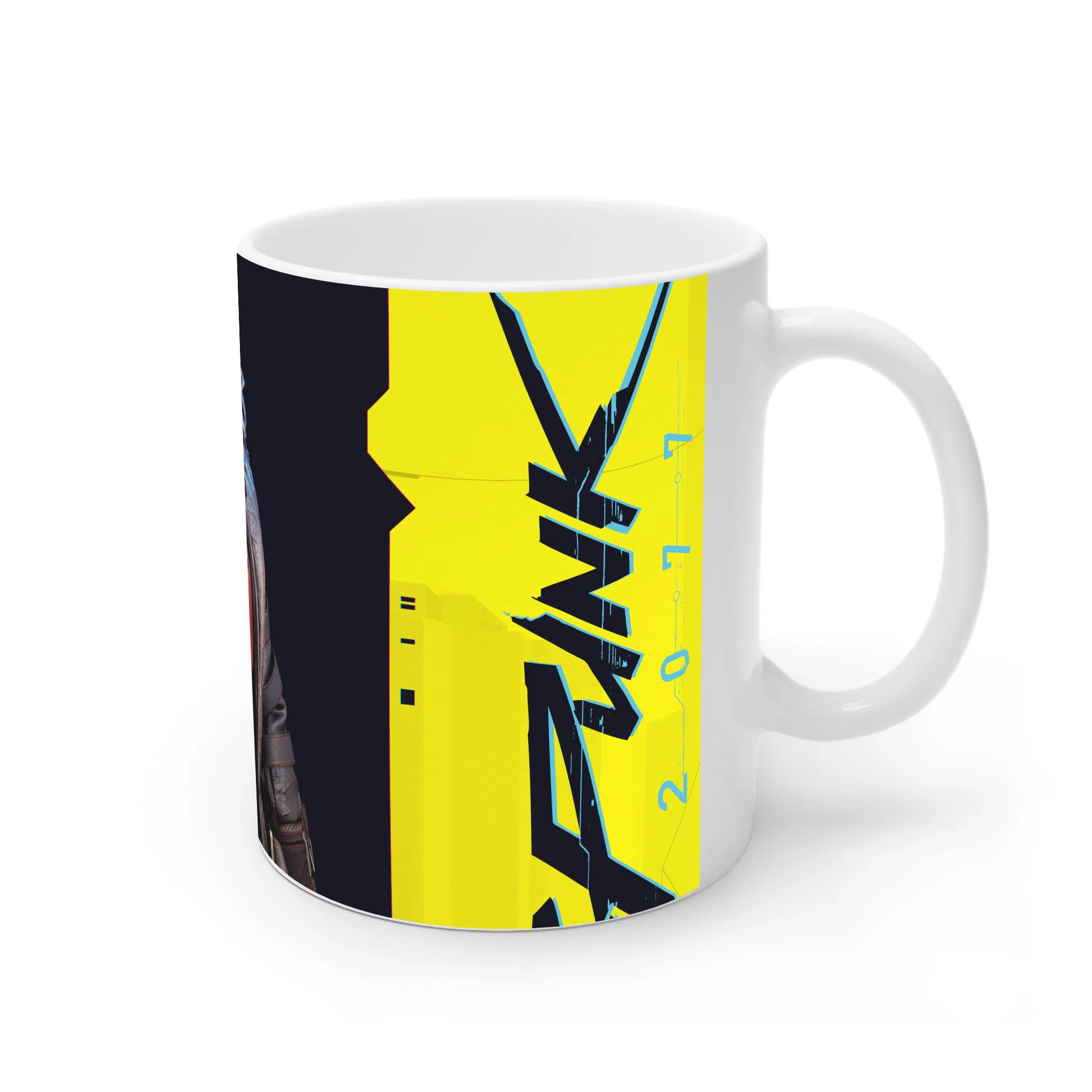 ماگ لیمینات طرح بازی سایبرپانک Cyberpunk 2077 Game کد NM6548 — تصویر 4
