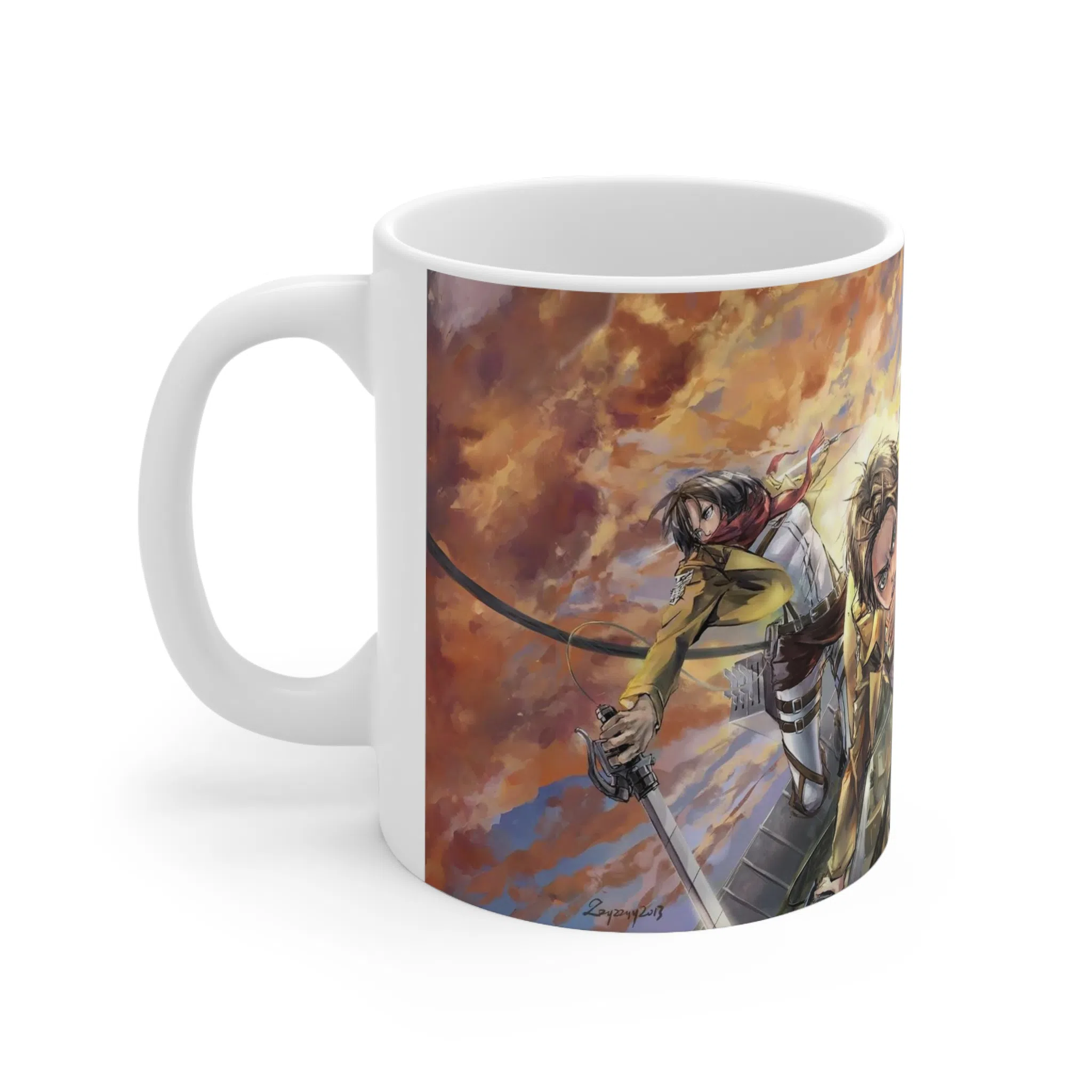 ماگ طرح انیمه اتک ان تایتان Attack on the Titan مدل NM2567 — تصویر 2