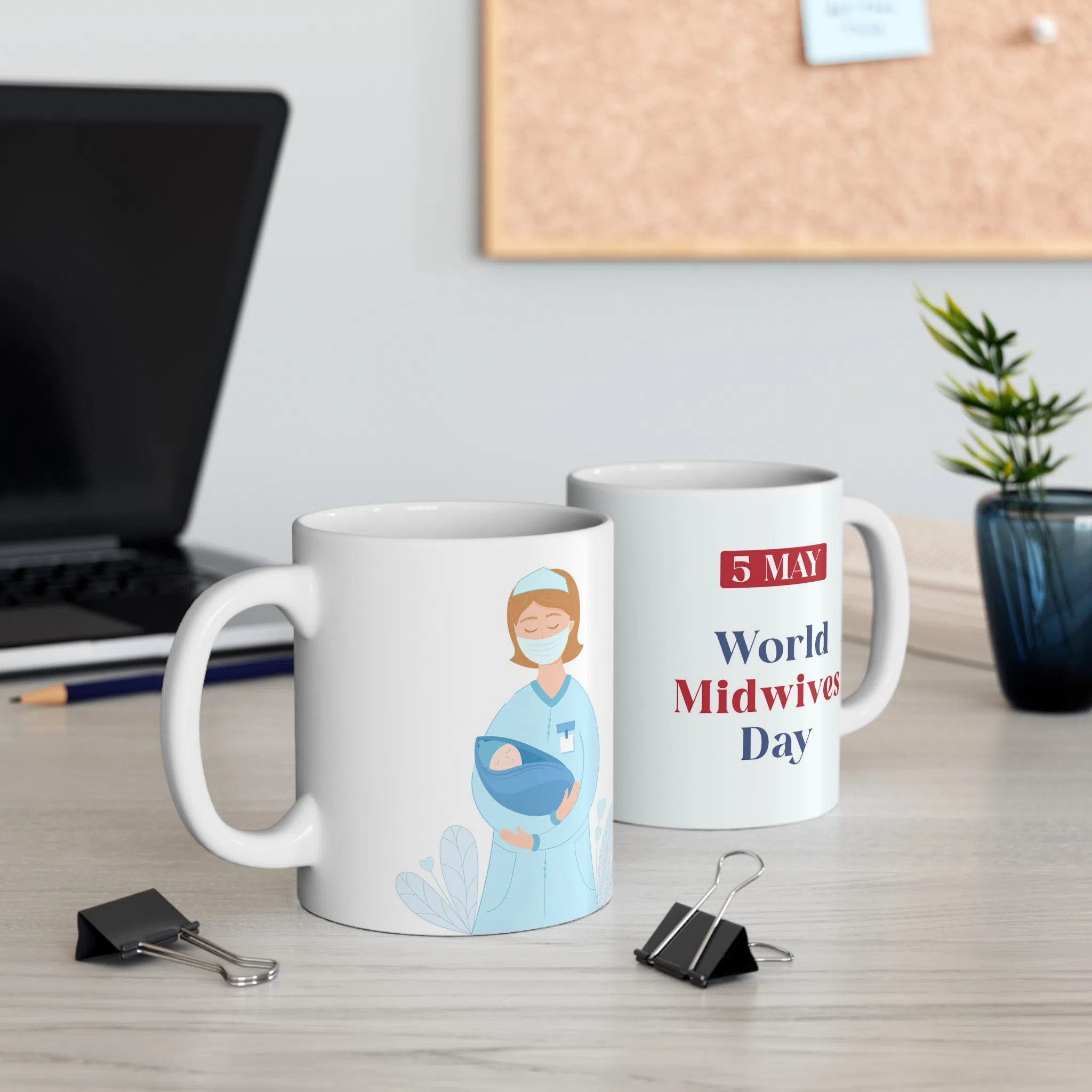 ماگ طرح روز ماما مدل NM3303 — تصویر 2