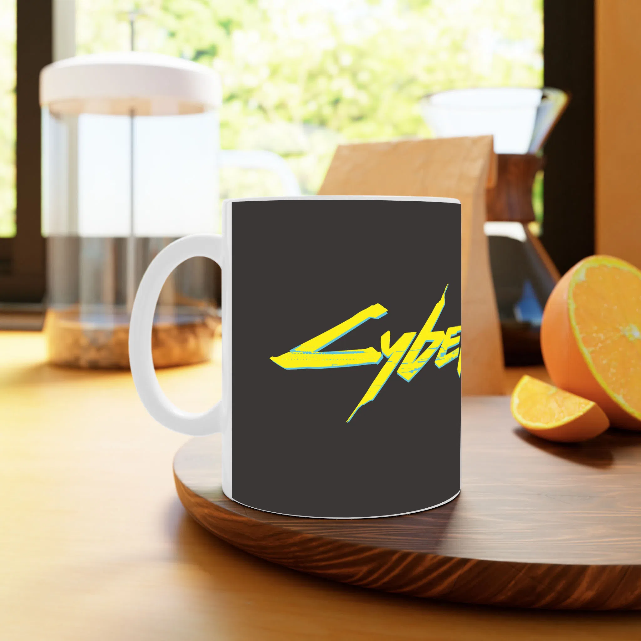 ماگ لیمینات طرح بازی سایبرپانک Cyberpunk 2077 Game کد NM6605 — تصویر 2