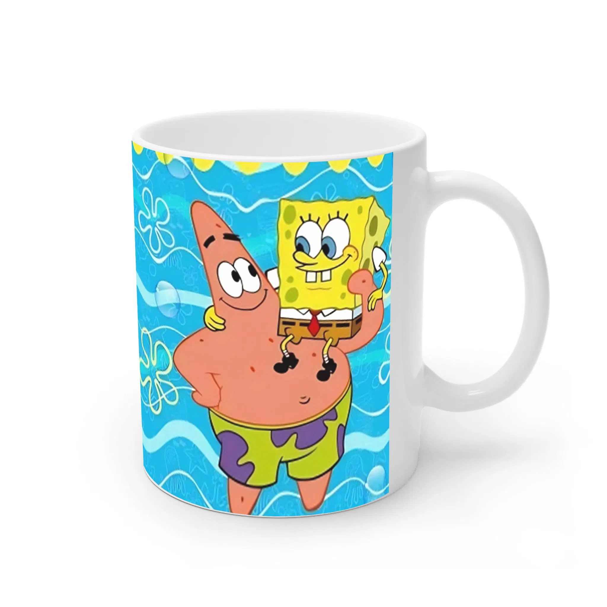 ماگ لیمینات طرح باب اسفنجی SpongeBob کد NM13692