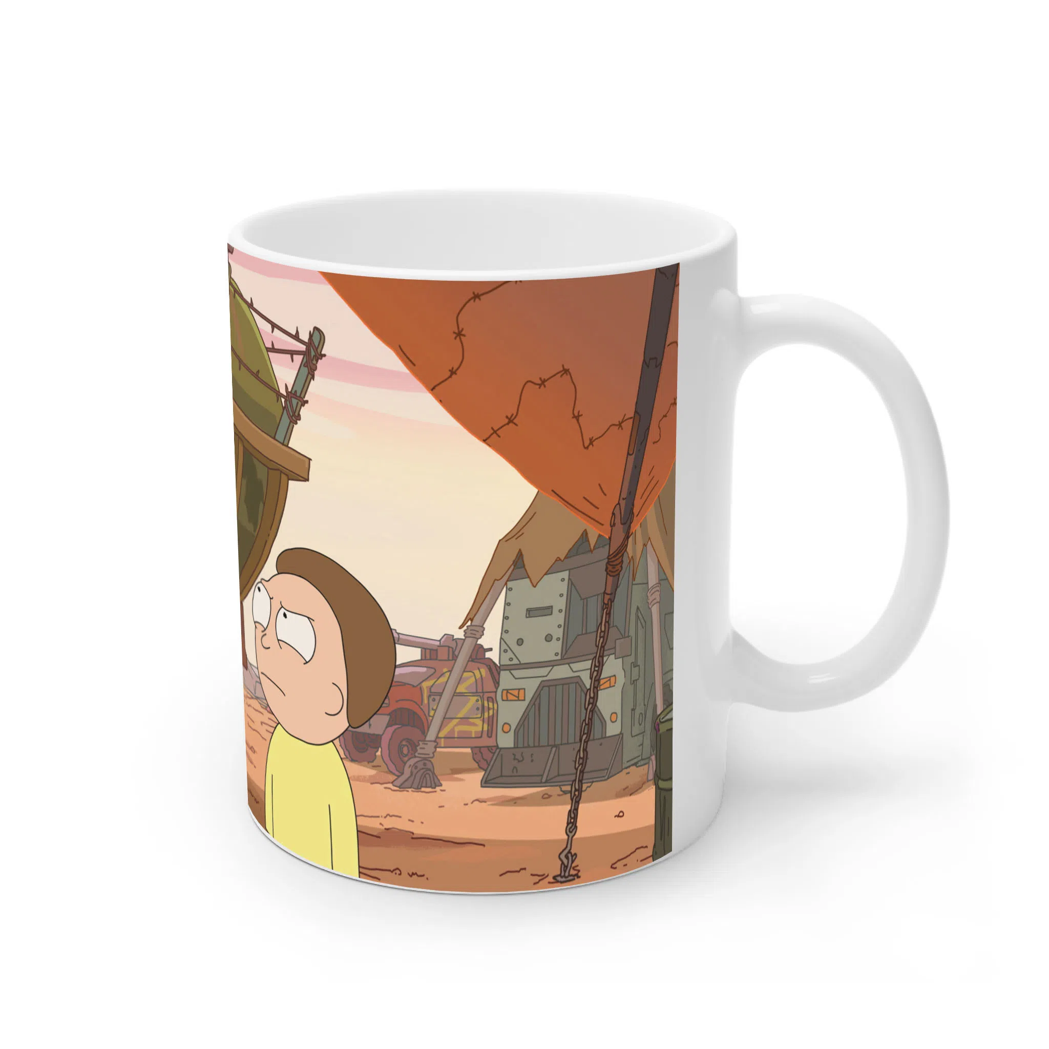 ماگ لیمینات طرح سریال ریک و مورتی Rick and Morty کد NM4917 — تصویر 2