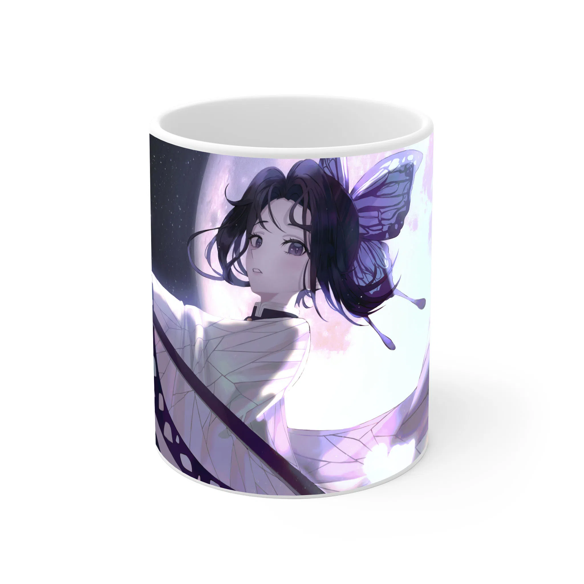 ماگ لیمینات طرح انیمه شیطان کش هاشیرا حشره - Shinobu Kochou - Kimetsu no Yaiba - Demon Slayer کد NM0665