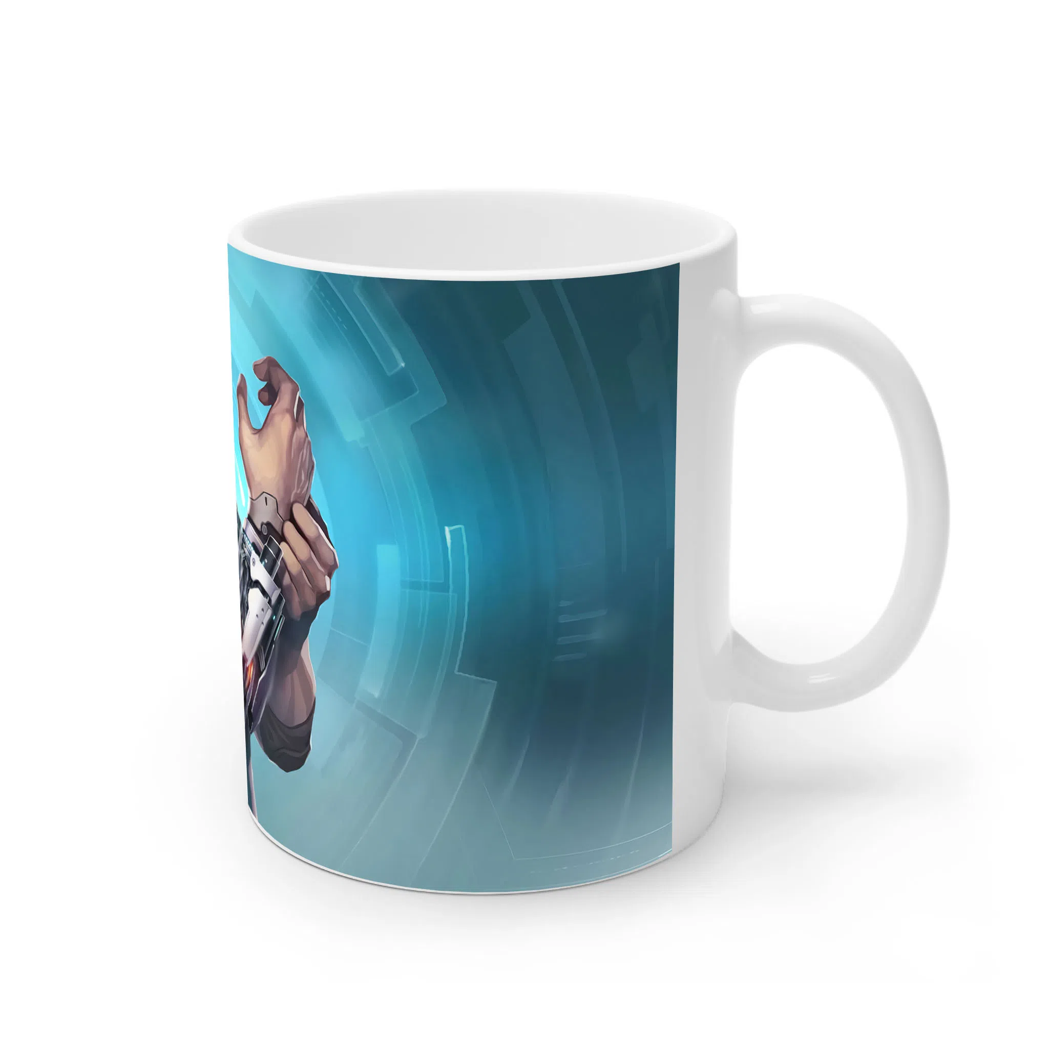 ماگ لیمینات طرح انیمه Ghost in the Shell کد NM0838 — تصویر 2