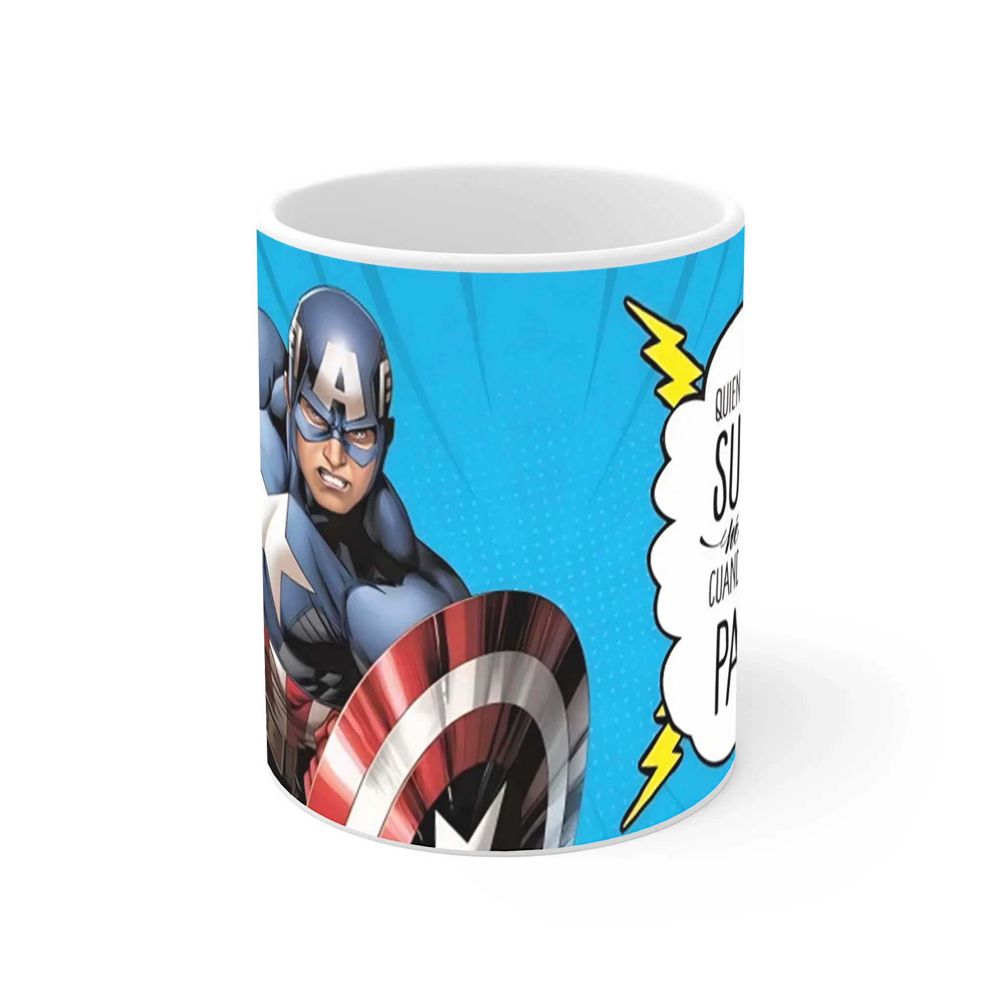 ماگ لیمینات طرح کاپیتان امریکا Captain America کد NM13472
