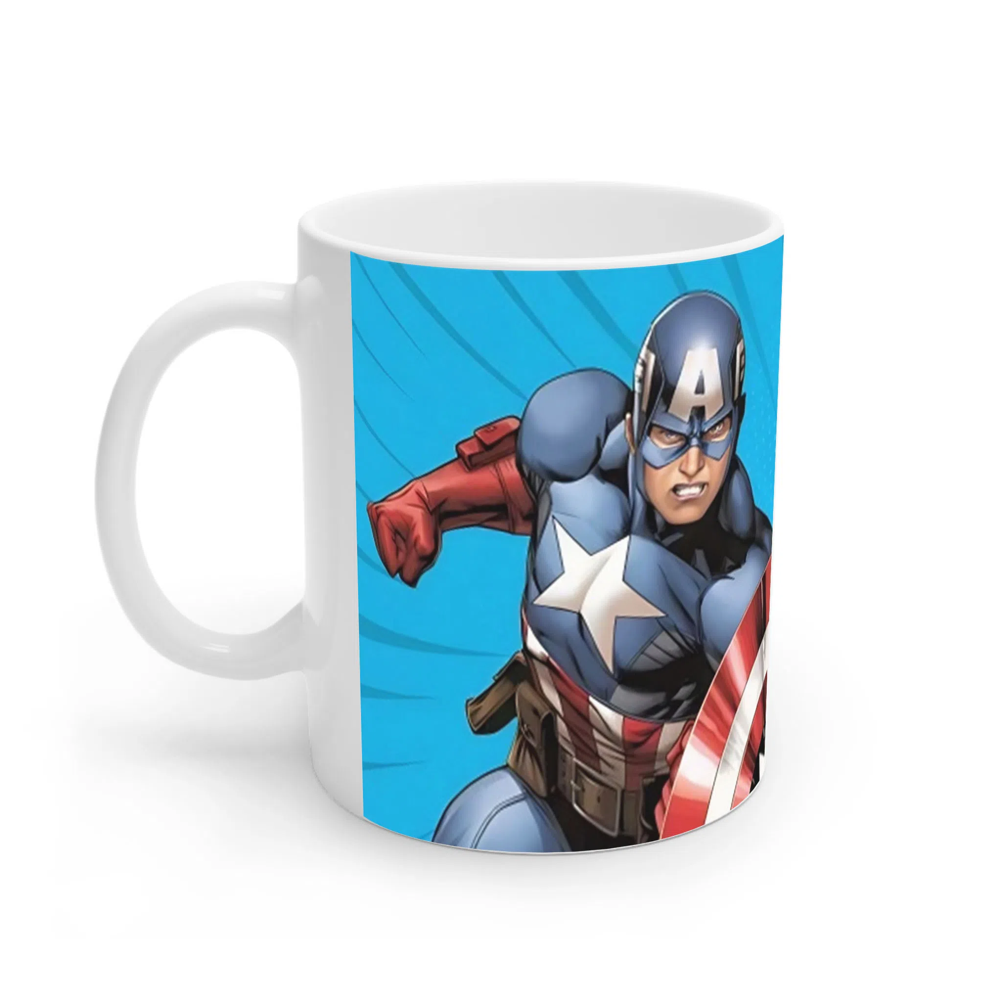 ماگ لیمینات طرح کاپیتان امریکا Captain America کد NM13472 — تصویر 2
