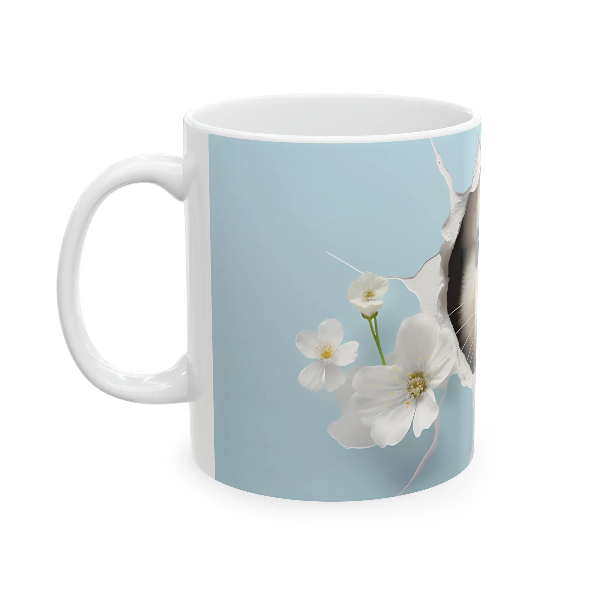 ماگ طرح سه بعدی سمور بامزه مدل NM3069 — تصویر 5