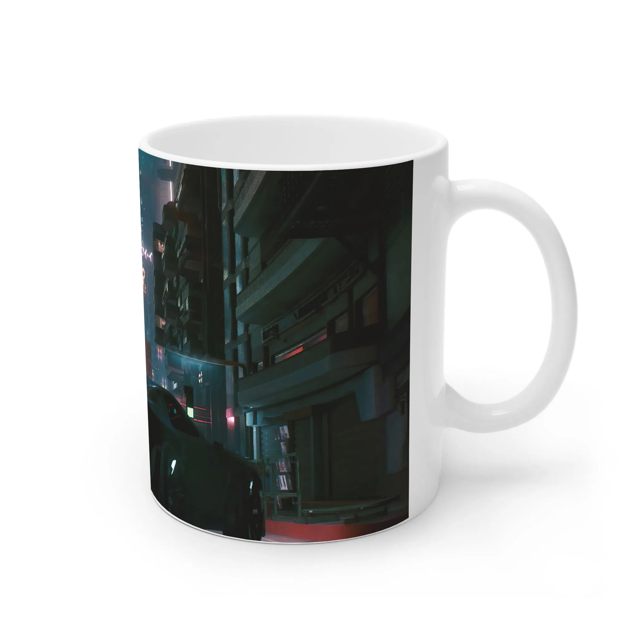 ماگ لیمینات طرح بازی سایبرپانک Cyberpunk 2077 Game کد NM6664 — تصویر 4