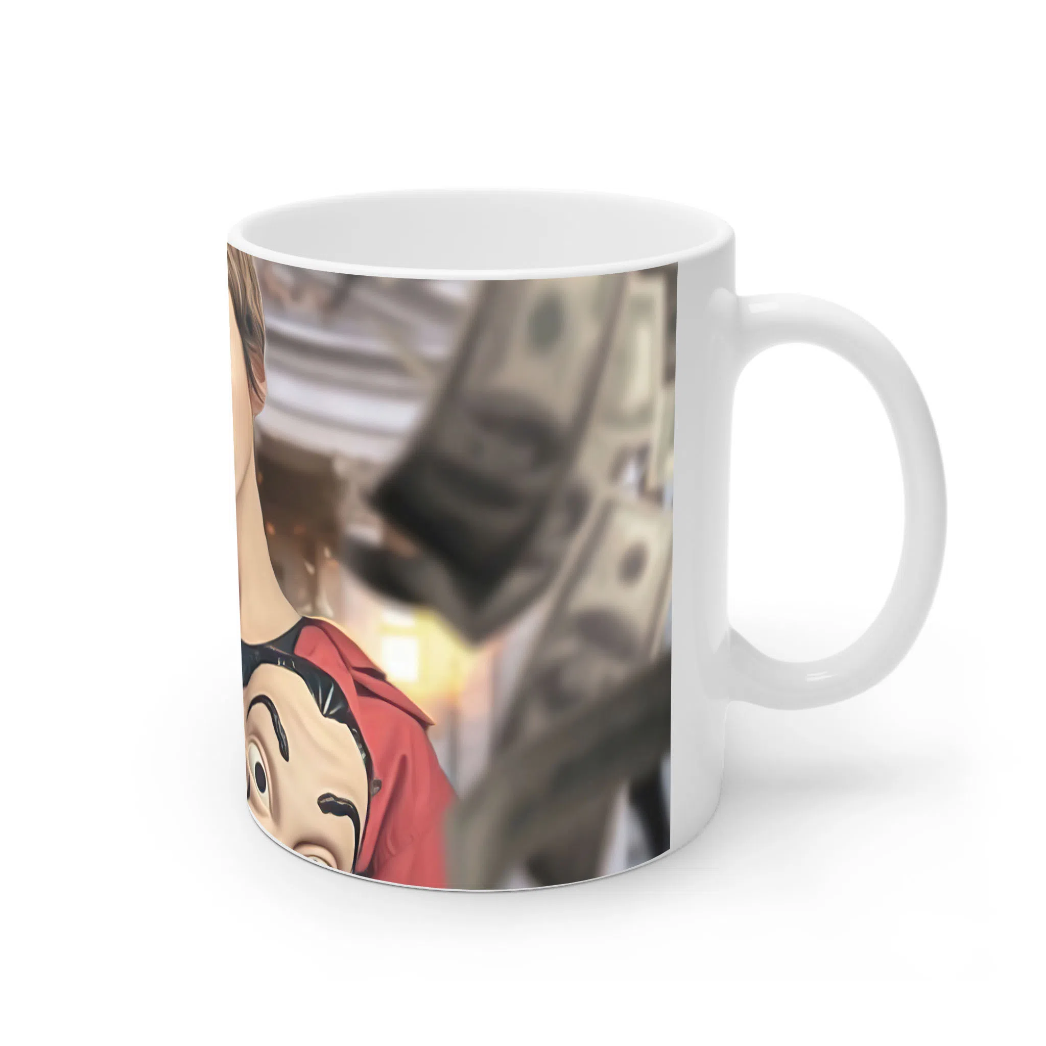 ماگ لیمینات طرح سریال خانه کاغذی Money Heist کد NM4679 — تصویر 2
