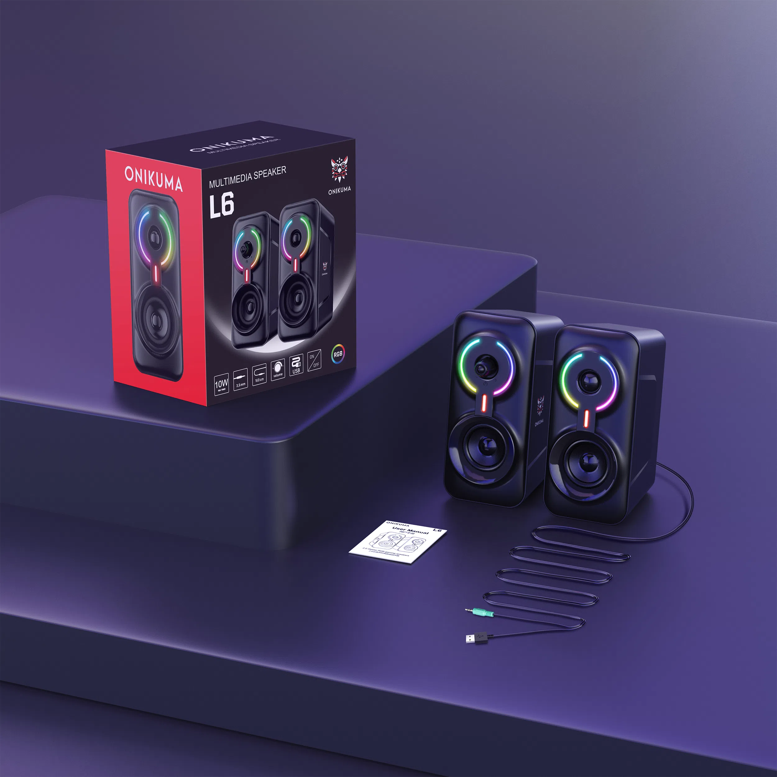 اسپیکر دسکتاپ اونیکوما مدل L6 — تصویر 5