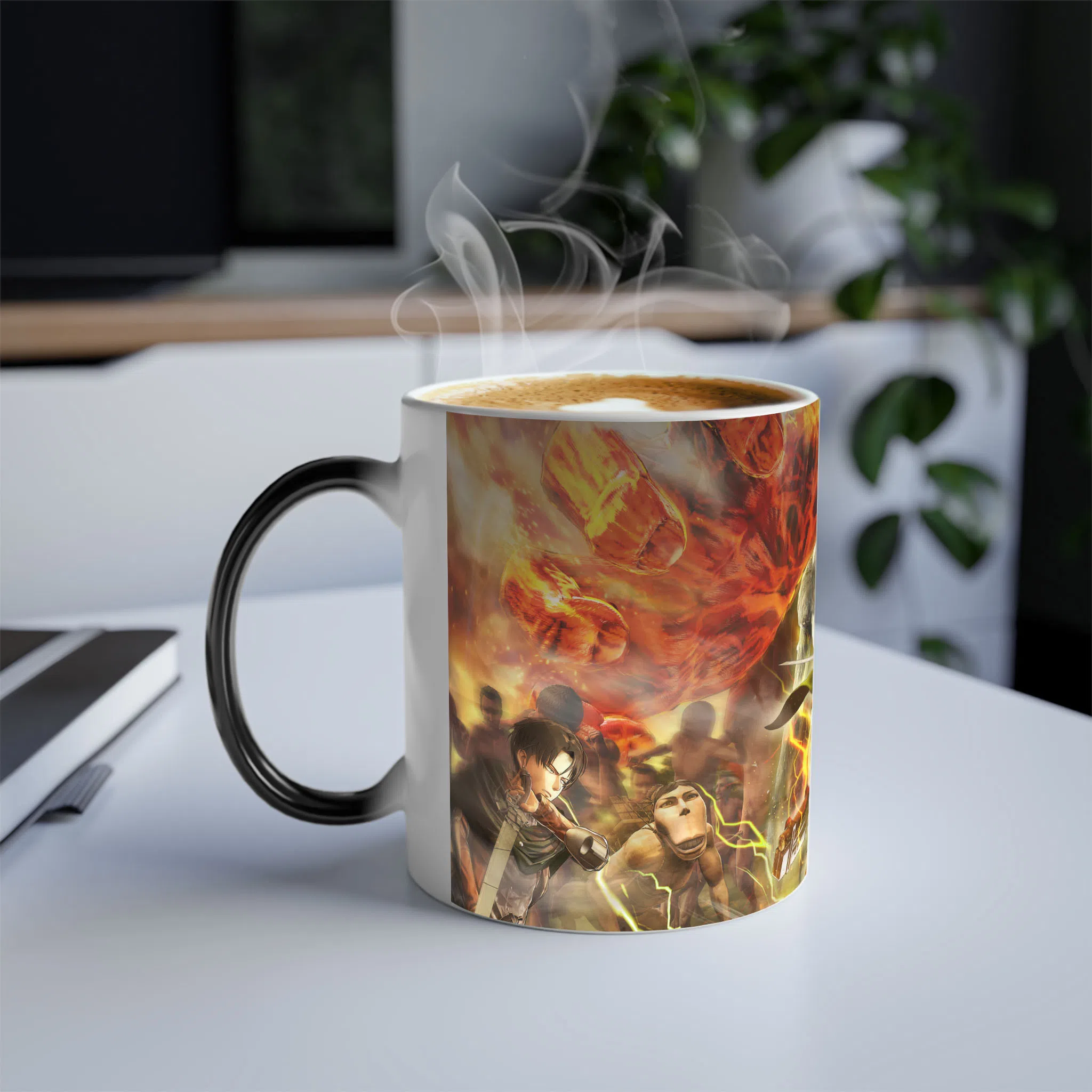 ماگ حرارتی لیمینات طرح انیمه حمله به غول ها - Shingeki no Kyojin - Attack on Titan کد NM0482 — تصویر 2
