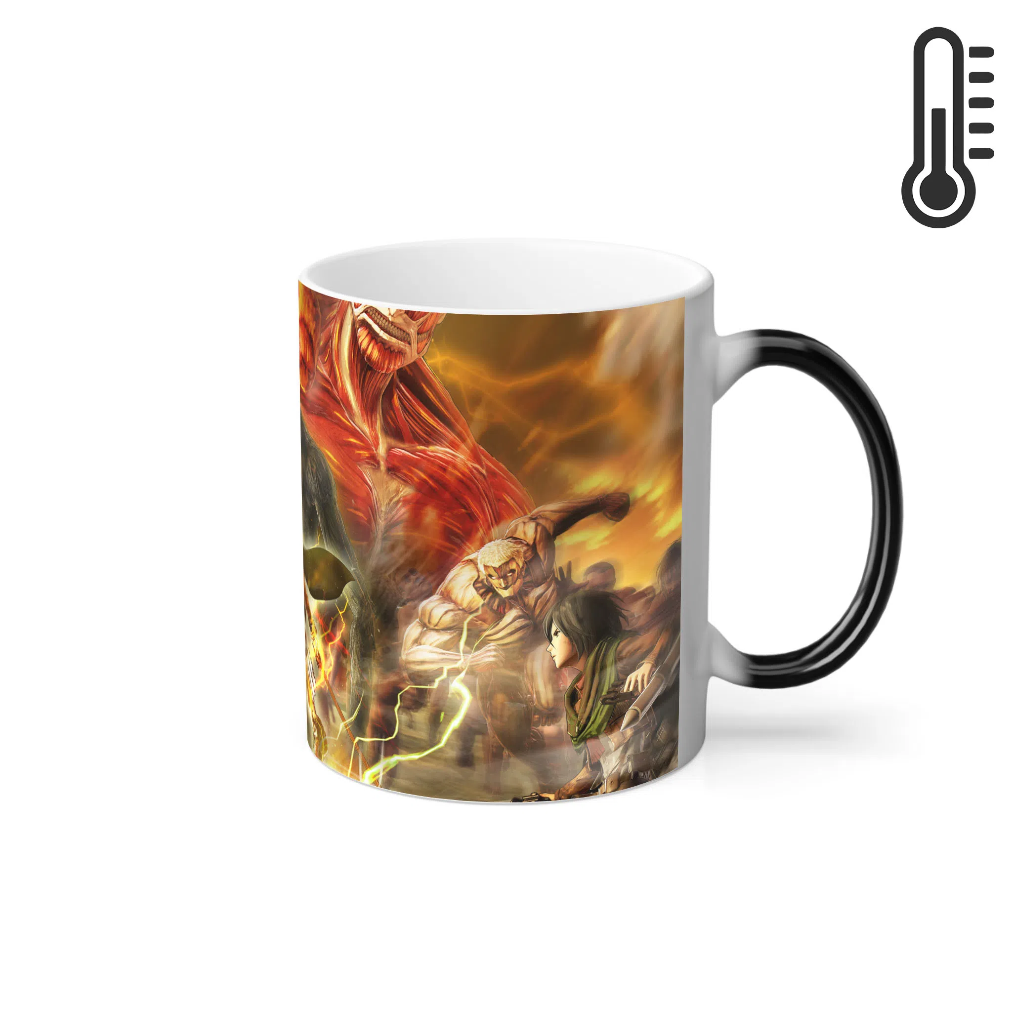 ماگ حرارتی لیمینات طرح انیمه حمله به غول ها - Shingeki no Kyojin - Attack on Titan کد NM0482 — تصویر 3