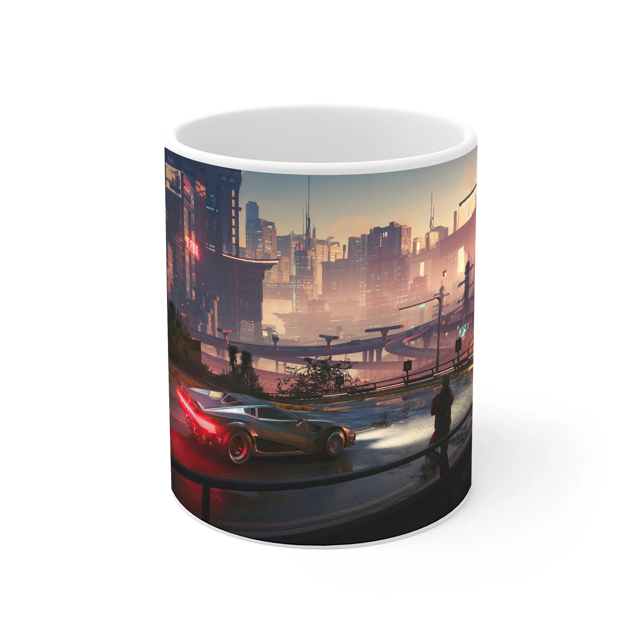 ماگ لیمینات طرح بازی سایبرپانک Cyberpunk 2077 Game کد NM6763 — تصویر 3