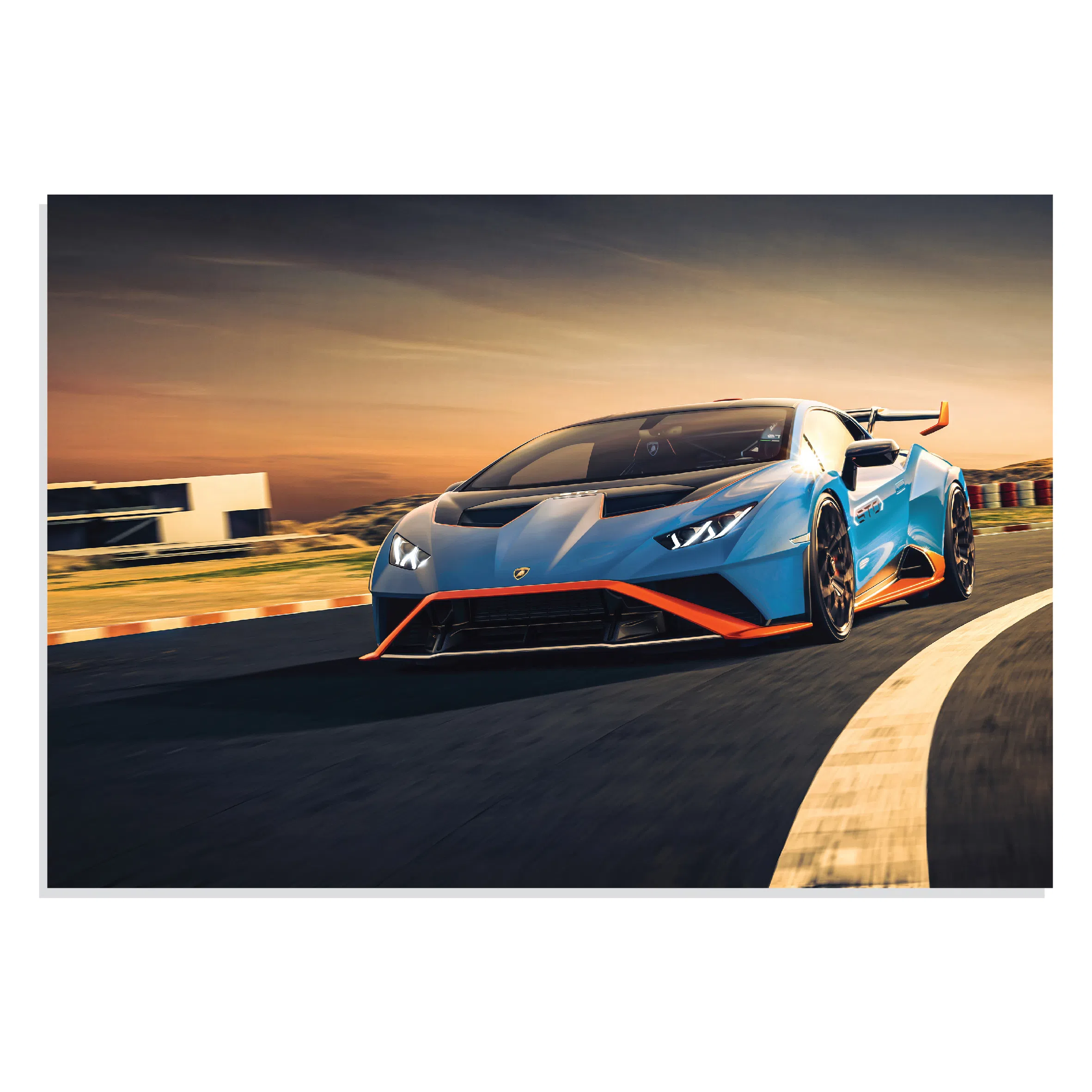 تابلو شاسی طرح ماشین لامبورگینی هوراکان - Lamborghini Huracan STO 2018 مدل NV0667
