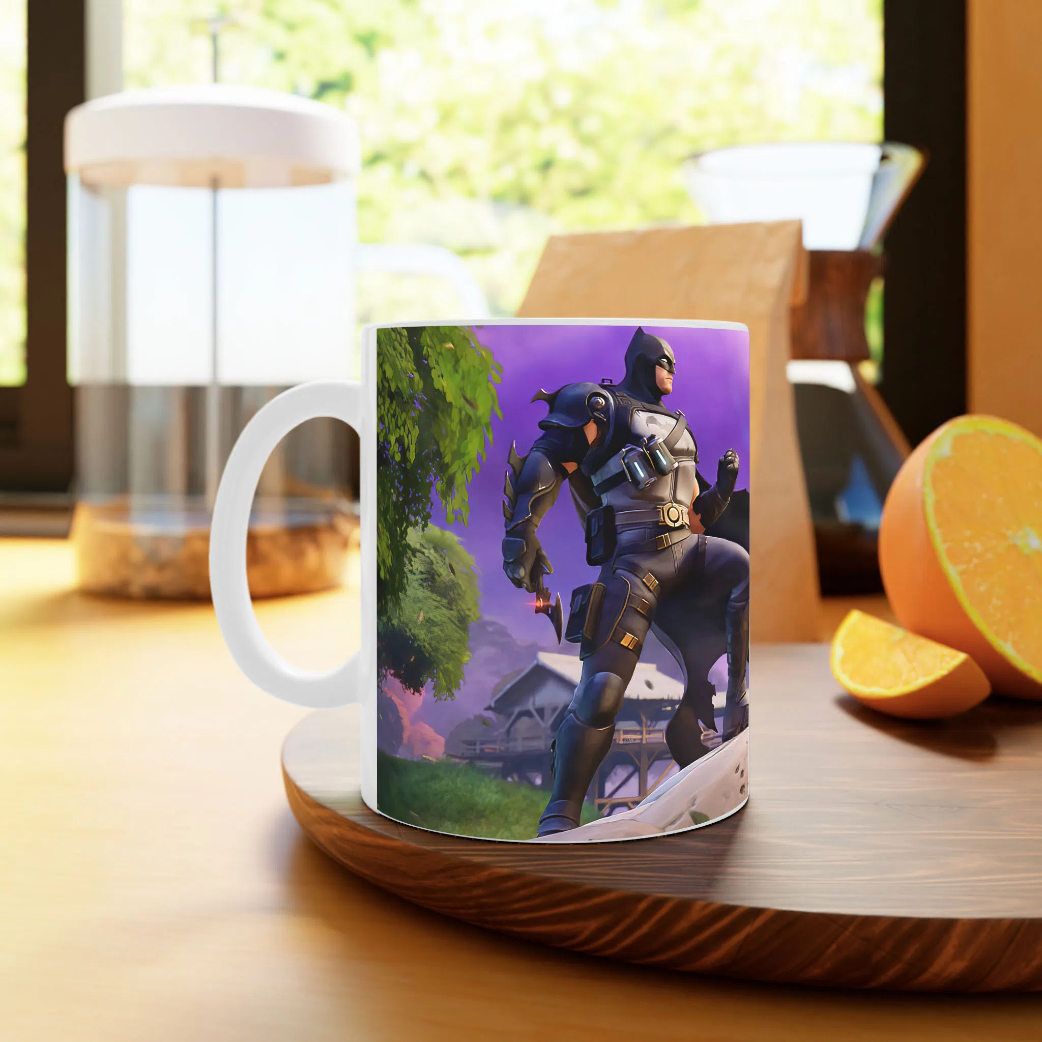 ماگ لیمینات طرح بازی بتمن Batman Game کد NM6191 — تصویر 3