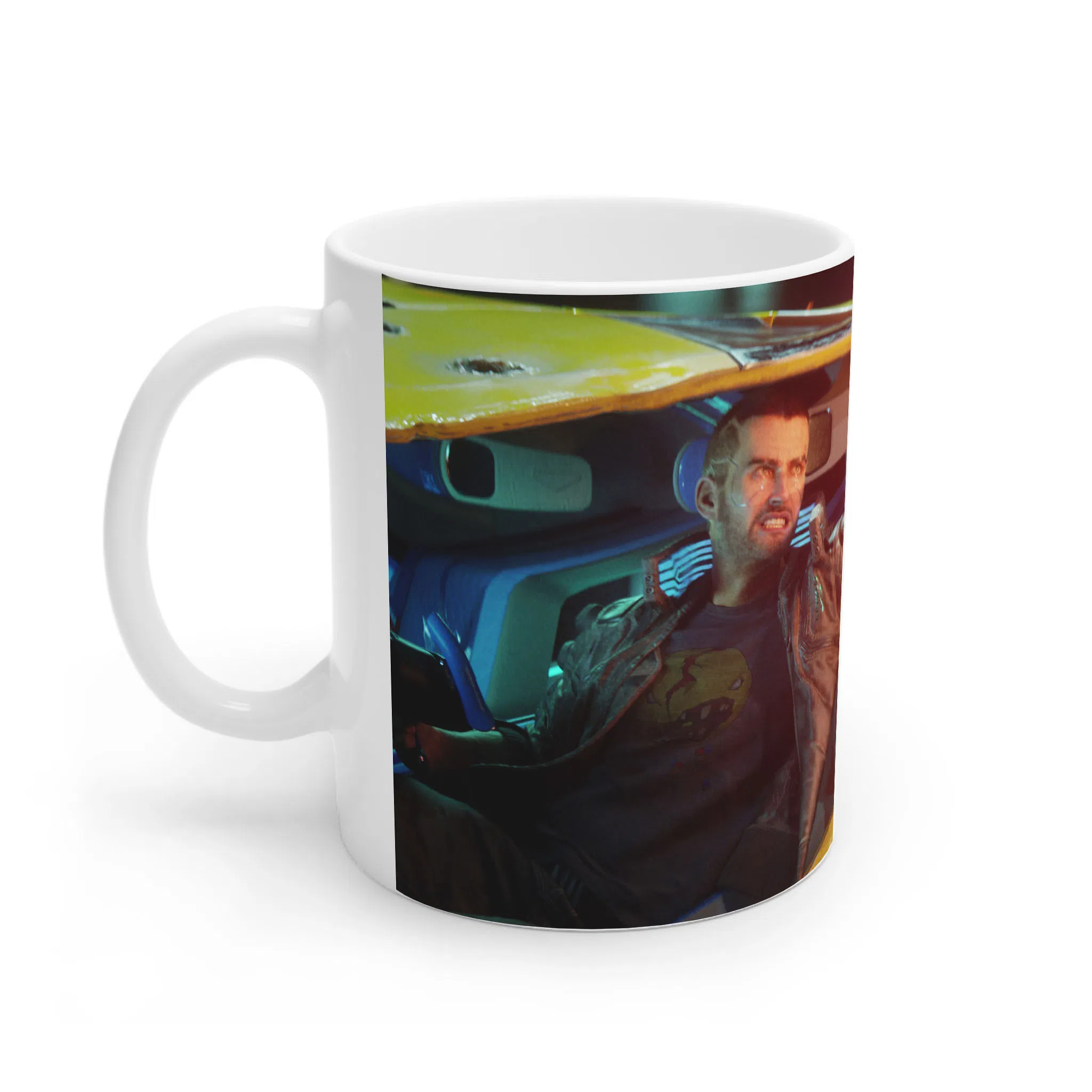 ماگ لیمینات طرح بازی سایبرپانک Cyberpunk 2077 Game کد NM6791